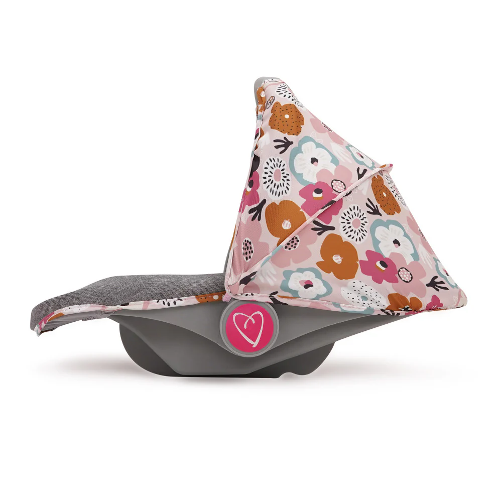 509 Crew Melange Flora 3-in-1 Doll Car Seat - Vibrant Play Accessory for Kids 3+ - Image 3