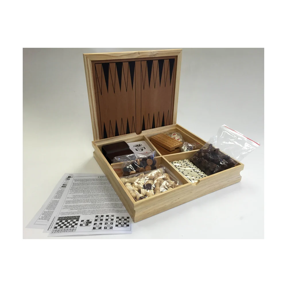 7 in 1 Ultimate Classic Board Game Set by John N. Hansen Co. - Image 2