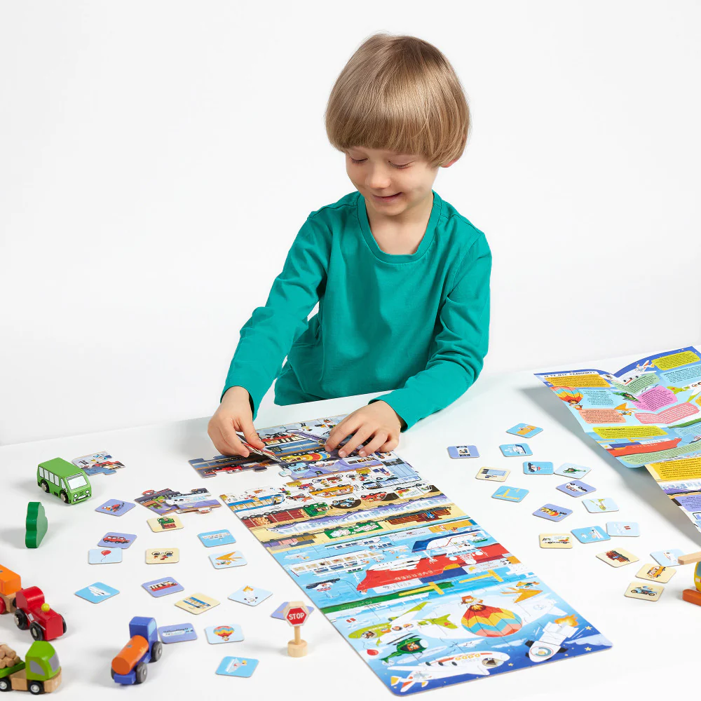 Banana Panda Transport Adventure Jigsaw Puzzle - 60 pc - Image 3
