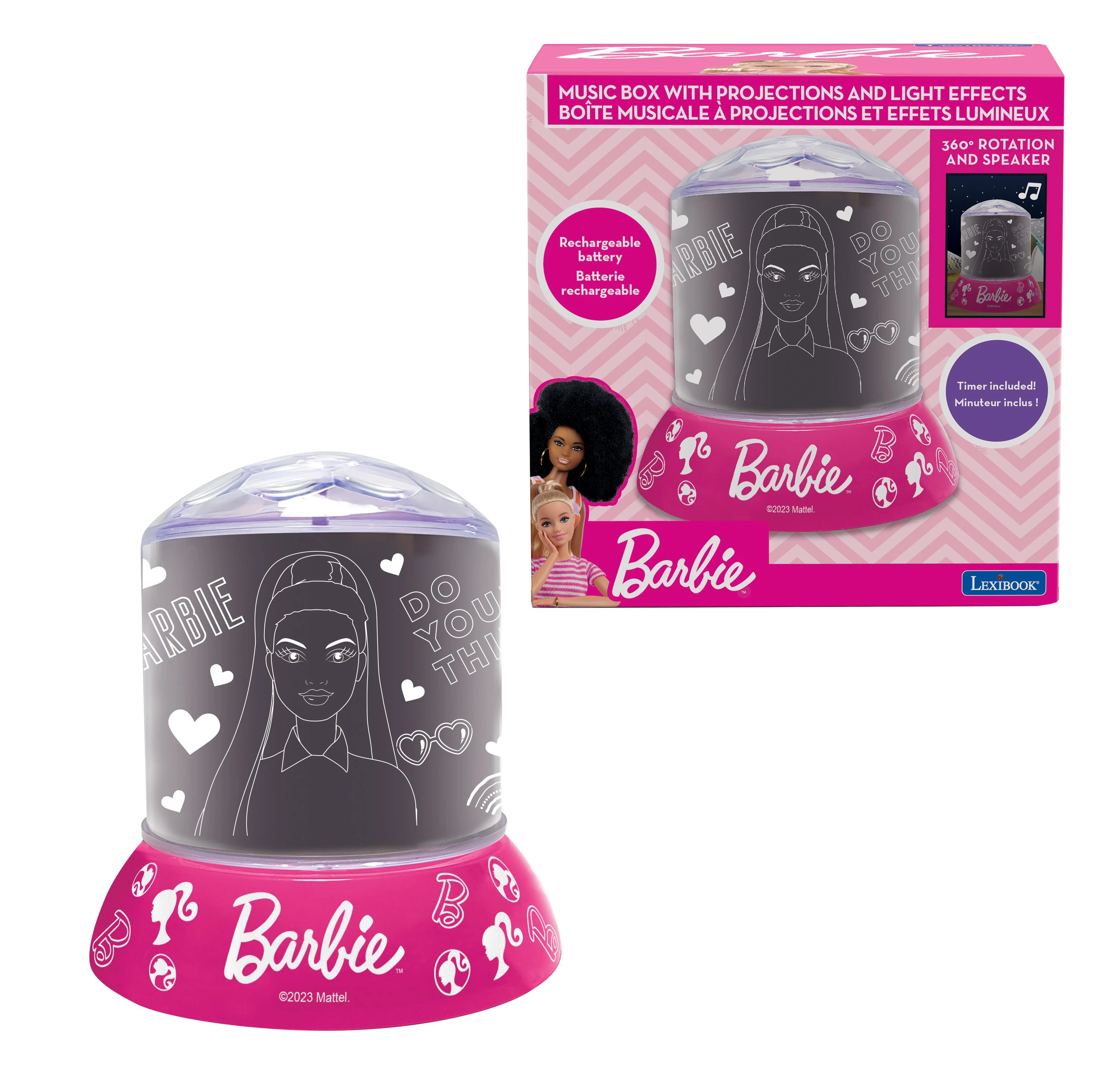 Barbie DreamLight Projector and Speaker - Kids' Nightlight - Image 4