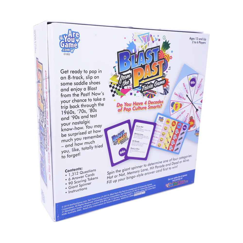 Blast from the Past Decades Trivia Board Game - Image 3