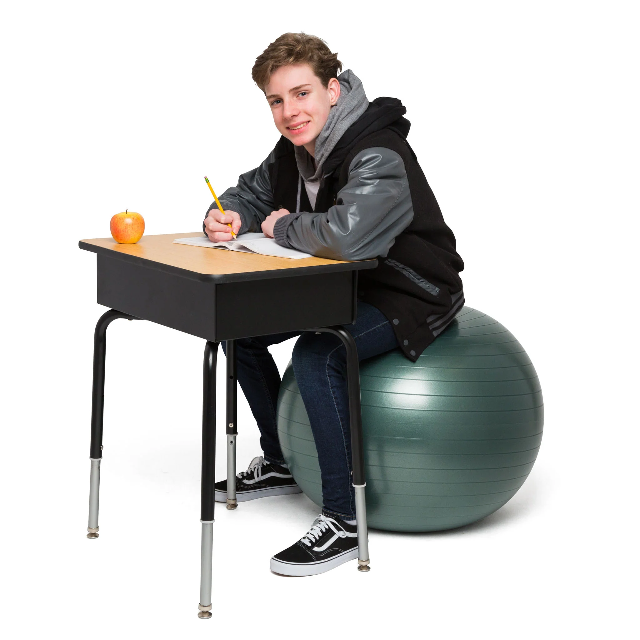 Bouncyband Balance Ball Chair, 65cm - Dynamic Dark Gray - Image 8
