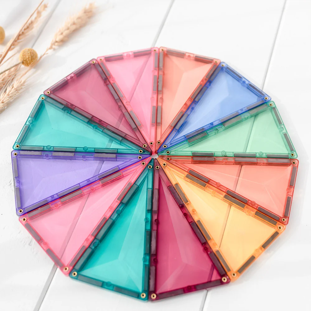 Connetix Pastel Mega Pack Magnetic Tiles, 202-Piece Set - Image 5