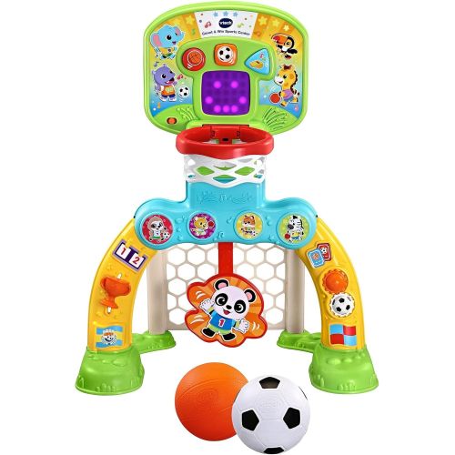 VTech Count and Win Sports Center - Interactive Toddler Basketball and Soccer Toy - Image 3