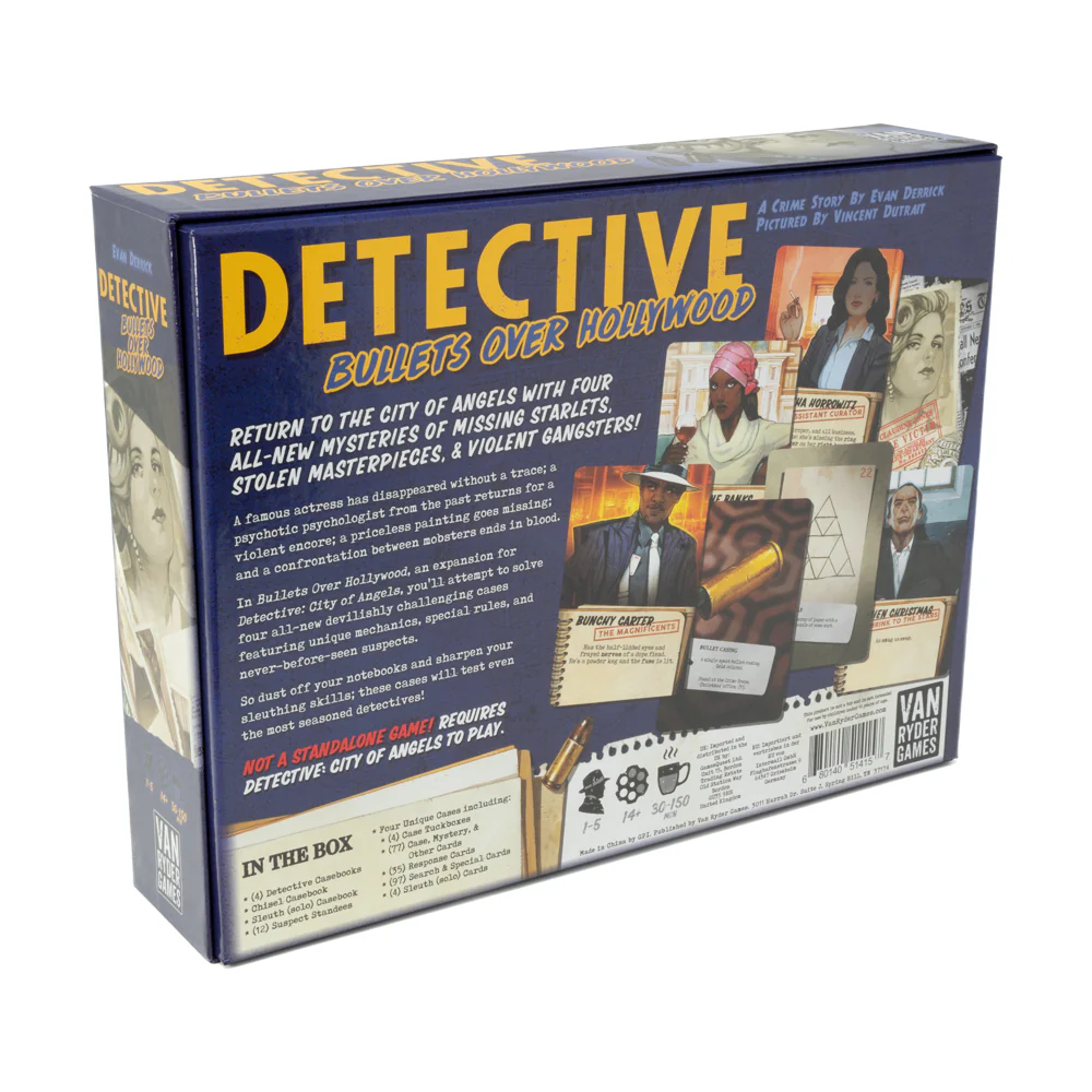 Van Ryder Games Detective: City of Angels - Bullets Over Hollywood Expansion - Image 3