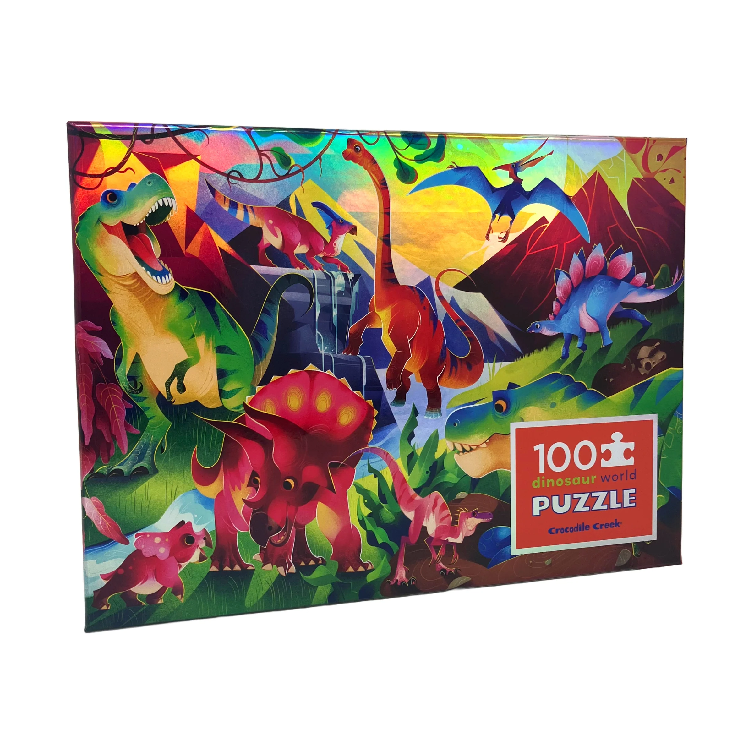 Dinosaur World Holographic Foil Puzzle - 100 pc - Image 3