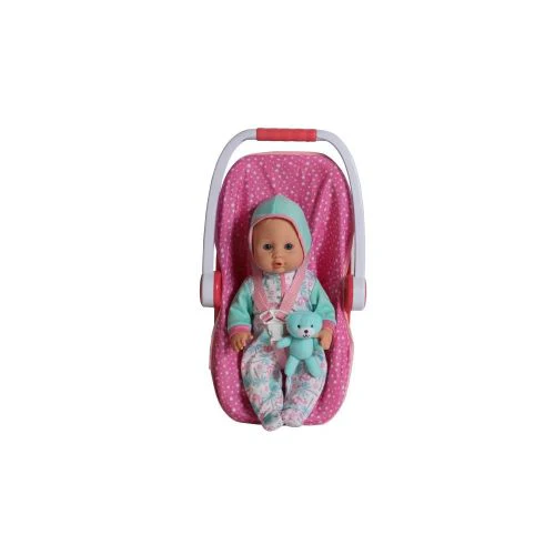 Gi-Go Toys 16 Inch Baby Doll with Plush Bear and Carrier Seat - Image 2