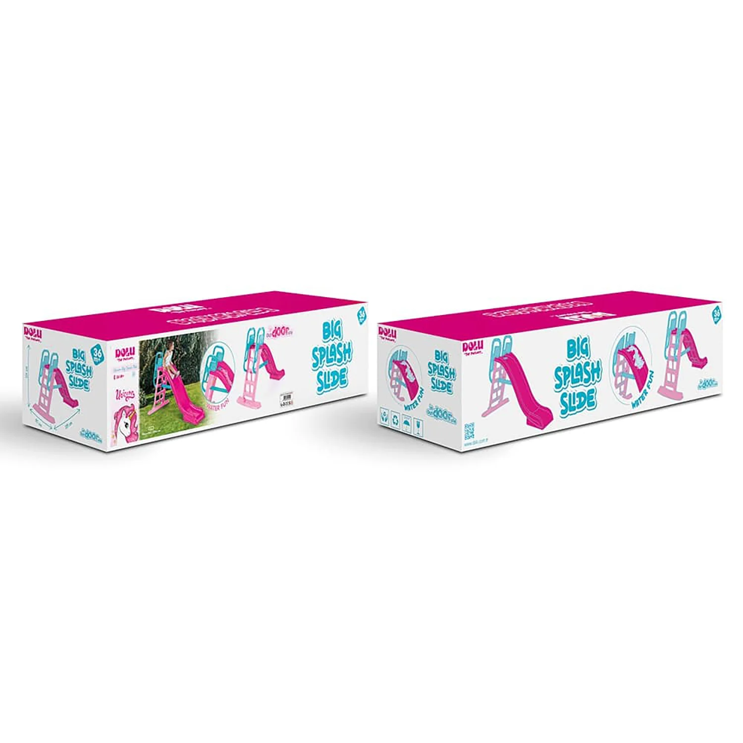 Dolu Magical Unicorn Pink & Blue Water Slide - Ages 3+ - Image 5