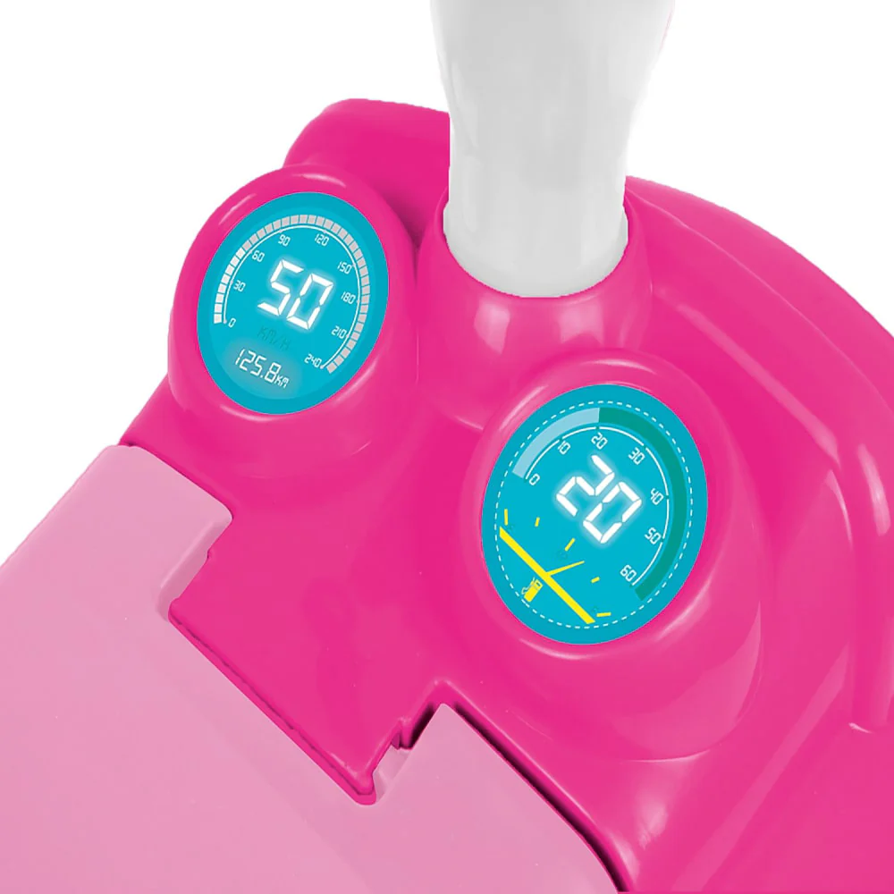 Dolu - Unicorn & Pink Ride On Car - 4-in-1 Versatility - Image 6