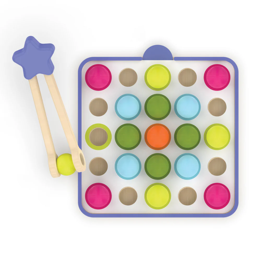 Educational Insights Wooden Color & Counting Puzzle Board - 25 pc - Image 3