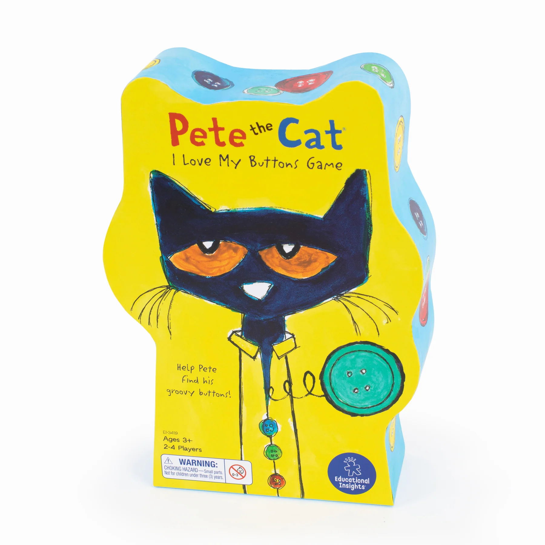 Educational Insights Pete the Cat I Love My Buttons Game - Interactive Matching Board - Image 3