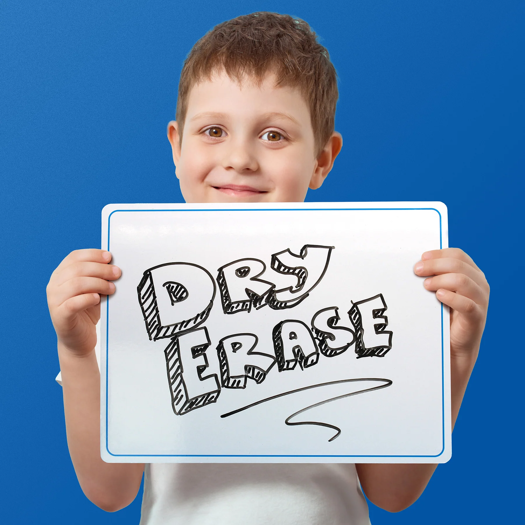 Flipside Dry Erase Learning Mat - Double-Sided - Blue Letters & Numbers - Pack of 48 - Image 7
