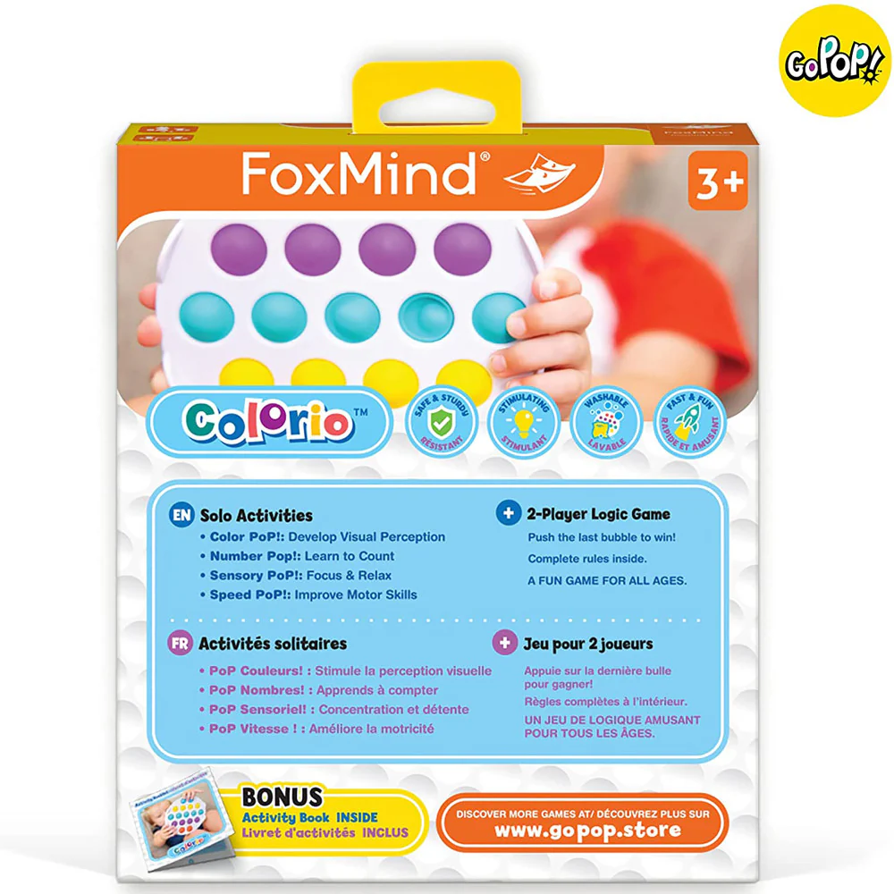 Foxmind Go Pop! Colorio Logic and Strategy Game - Image 2