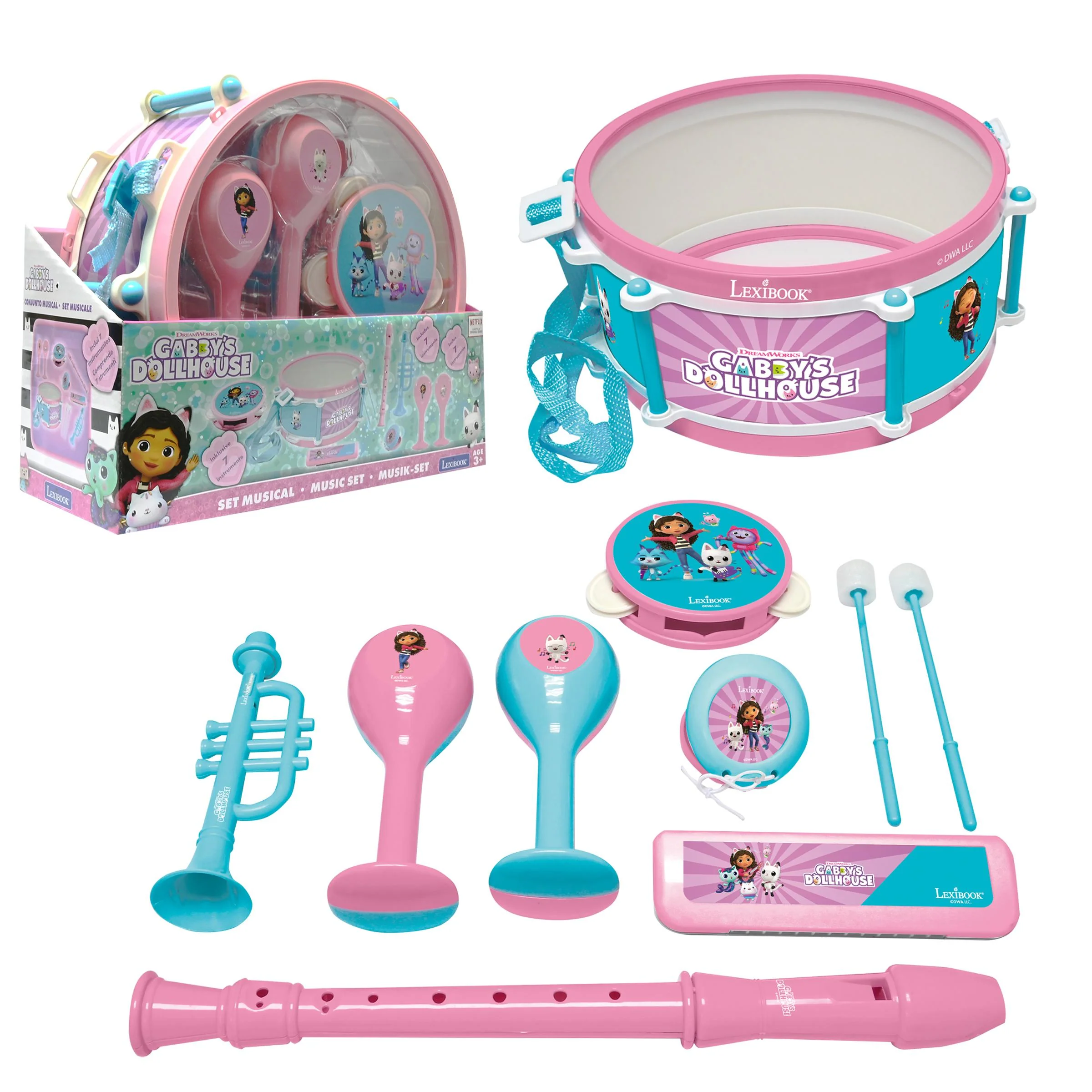 Gabby’s Dollhouse 7-Piece Musical Playset - Image 3