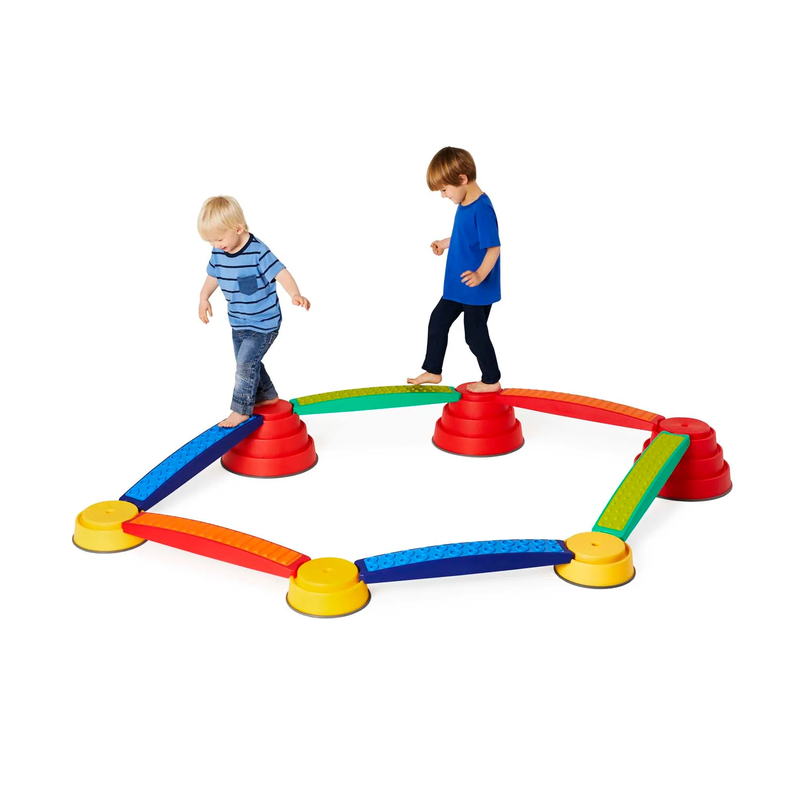 GONGE Build N' Balance Tactile Set - Colorful Sensory Integration Toy for Kids - Image 2