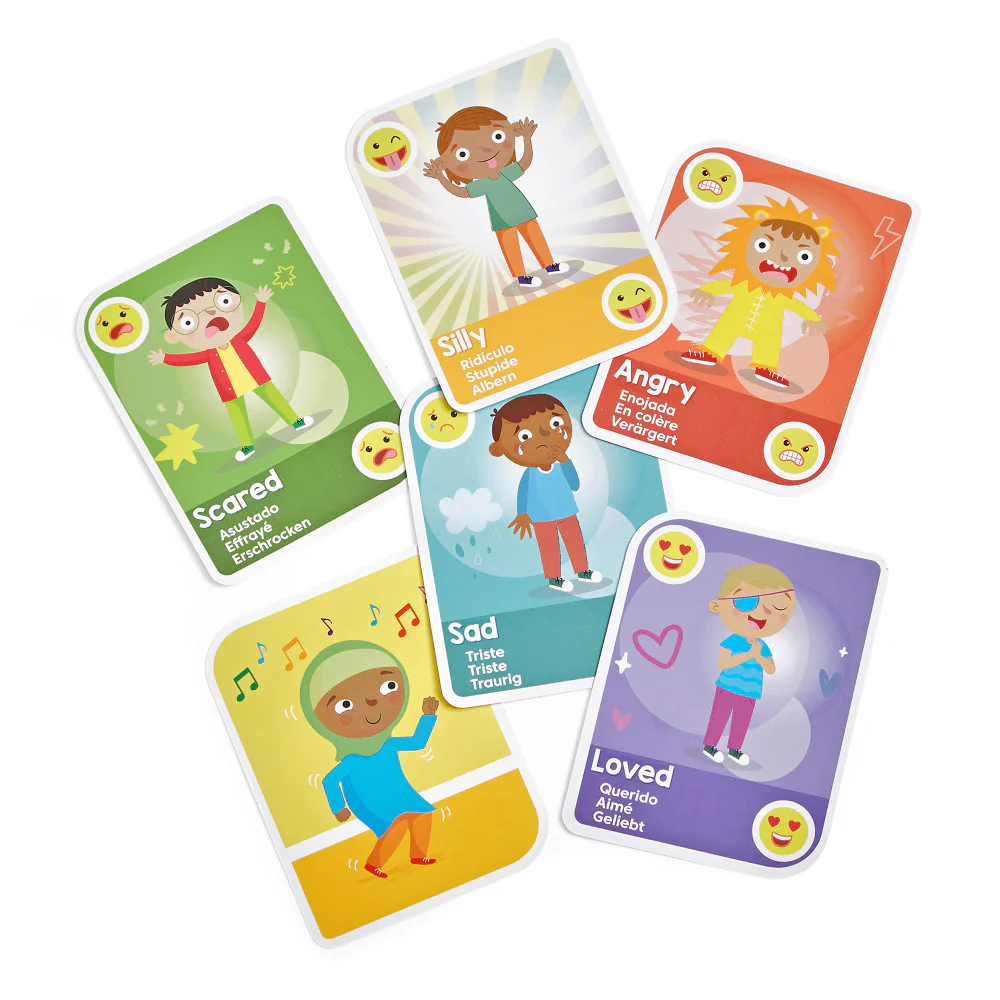 Hand2Mind Explore Emotions Color-Coded Playing Cards - Image 2