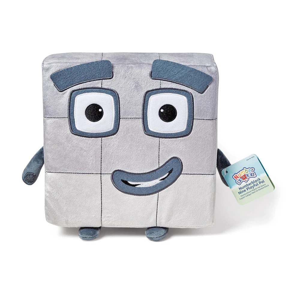 Hand2Mind Numberblocks Nine Playful Pal Plush - Educational Toy