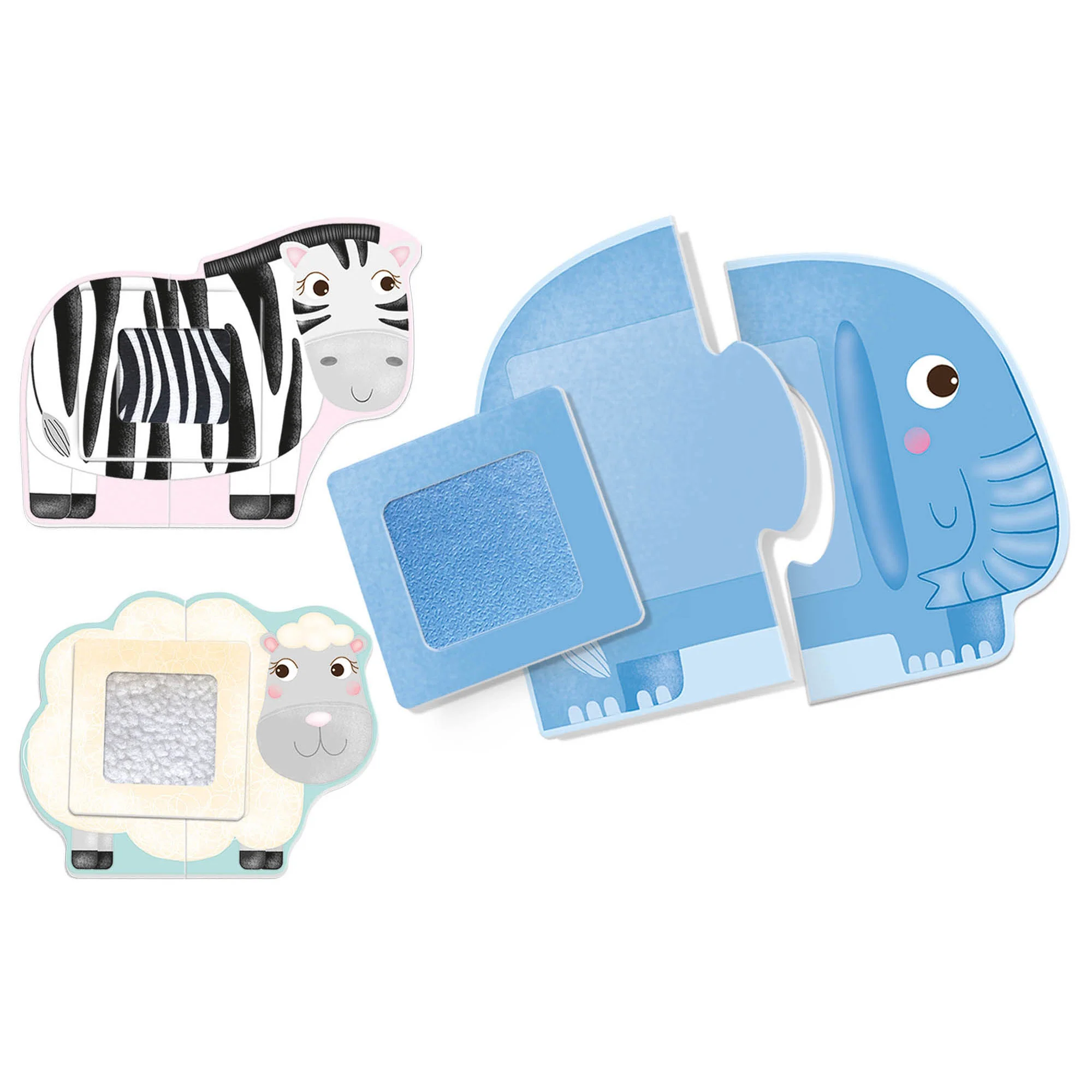 Headu Montessori Tactile Animals Puzzle - Sensory Exploration Toy - Image 2