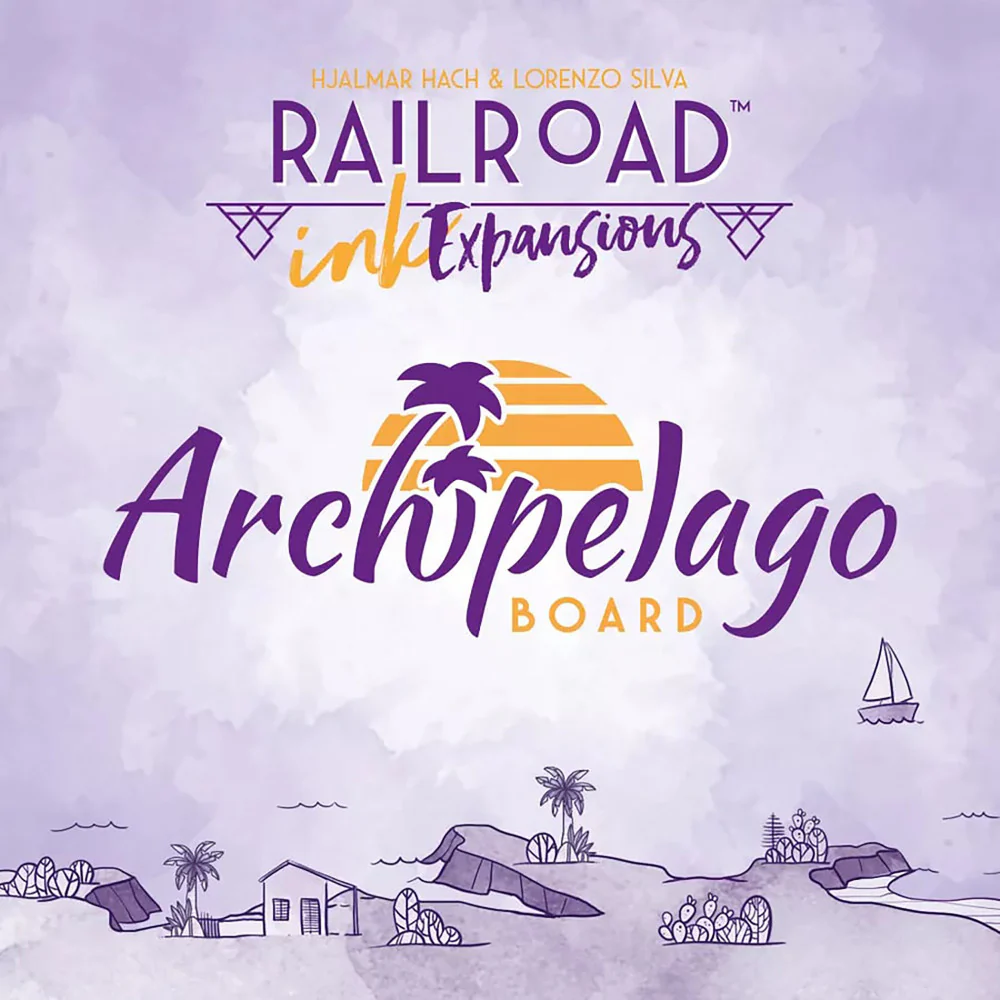 Railroad Ink Archipelago Expansion Board Game, Ages 8+, 1-4 Players