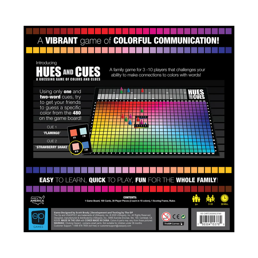 Hues and Cues Colorful Party Board Game - Image 3