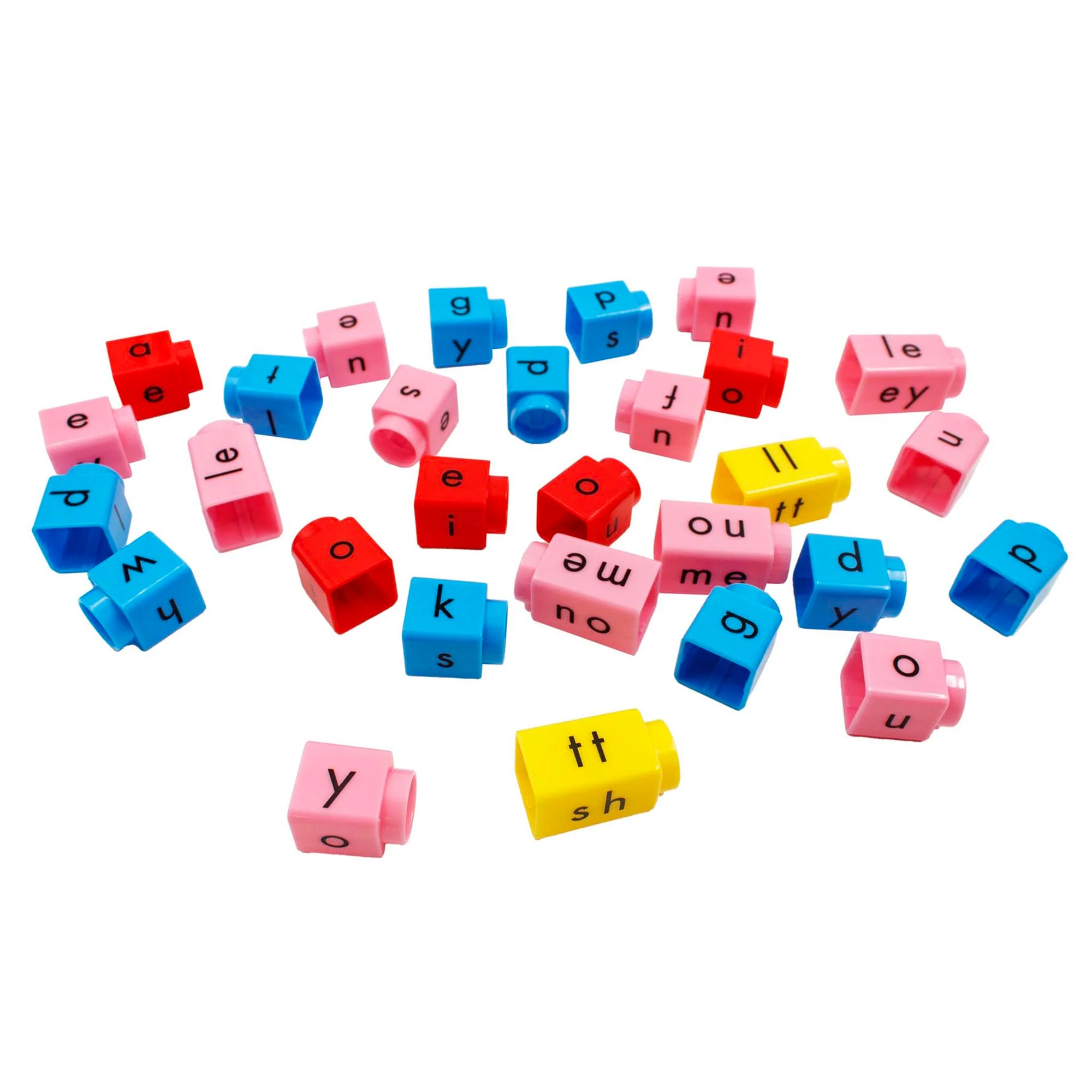 Junior Learning Phonics Blox Heart Word Builders - Pink Color-Coded Letter Blocks for Kids Age 4+ - Image 5