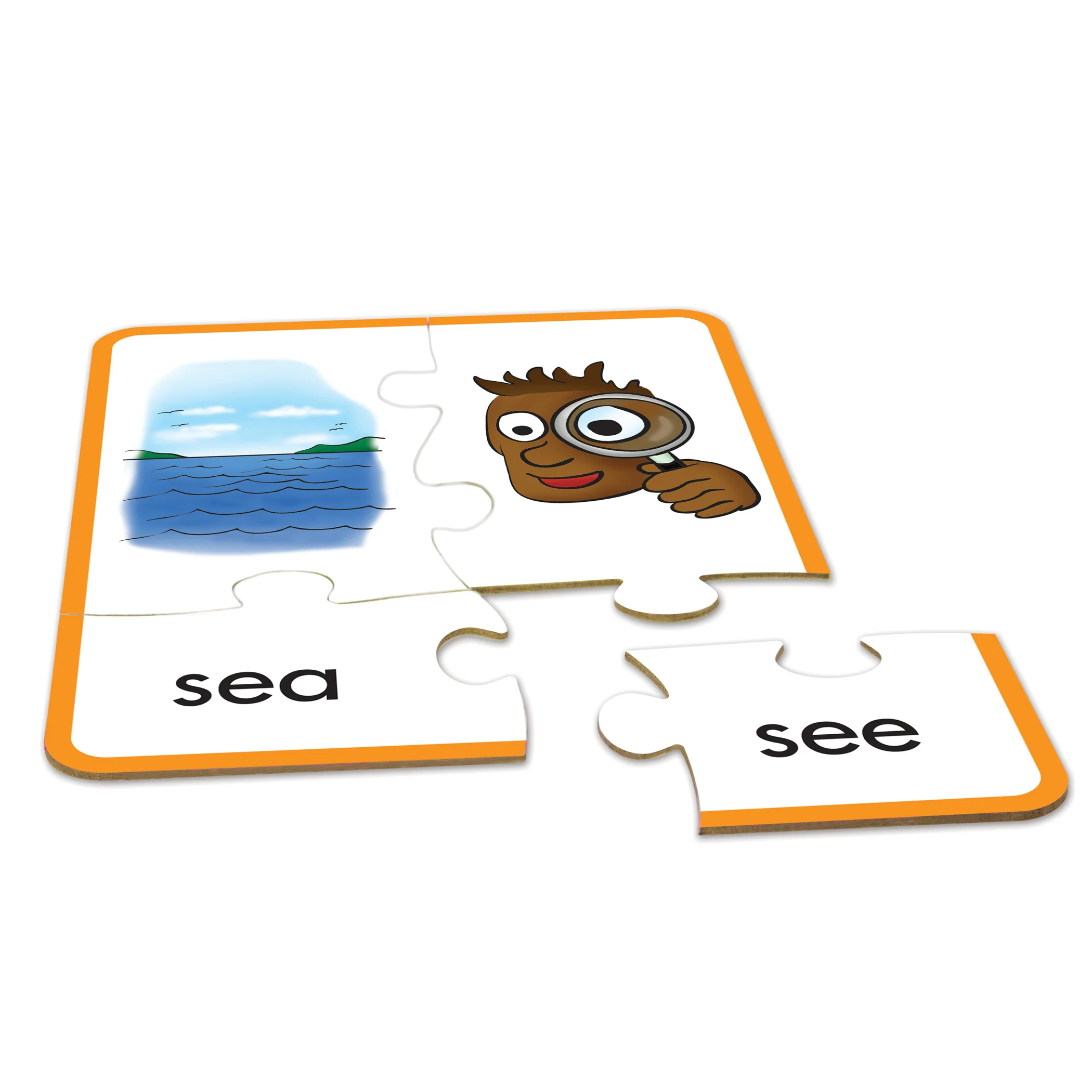 Junior Learning Homonym Puzzles - Word Matching Jigsaw - Pack of 3 - Image 4