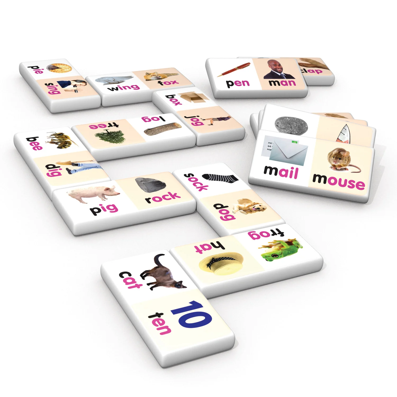 Junior Learning Rhyming Words Dominoes - Educational Game Set - Image 3