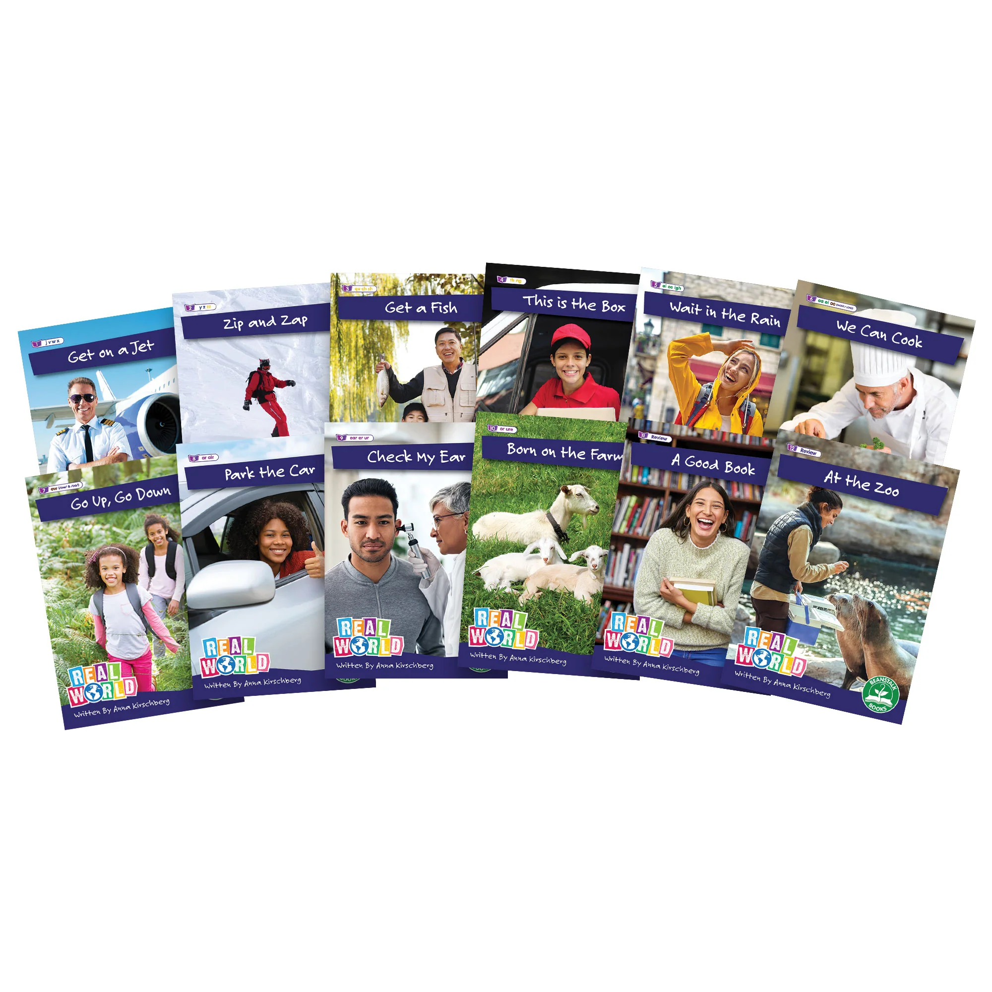Junior Learning Rainbow Phonics 6-Book Set - Phase 3 Non-Fiction Hi-Lo Decodables - Image 2
