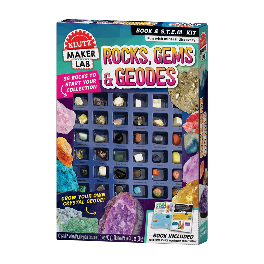 Klutz Maker Lab Rocks, Gems & Geodes Science Kit - Image 2