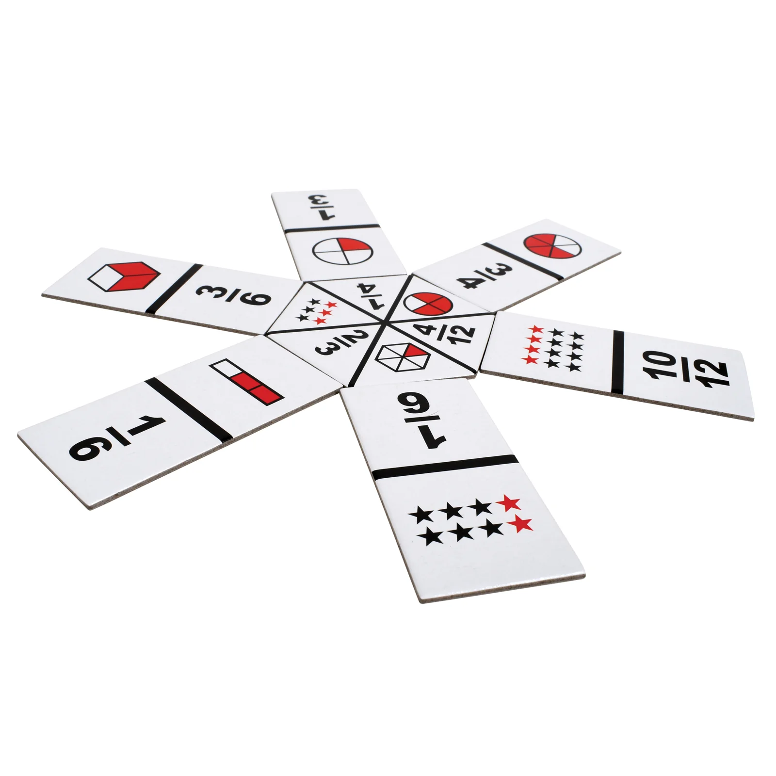 Learning Advantage Original Fraction Dominoes - Educational Math Game - Image 5