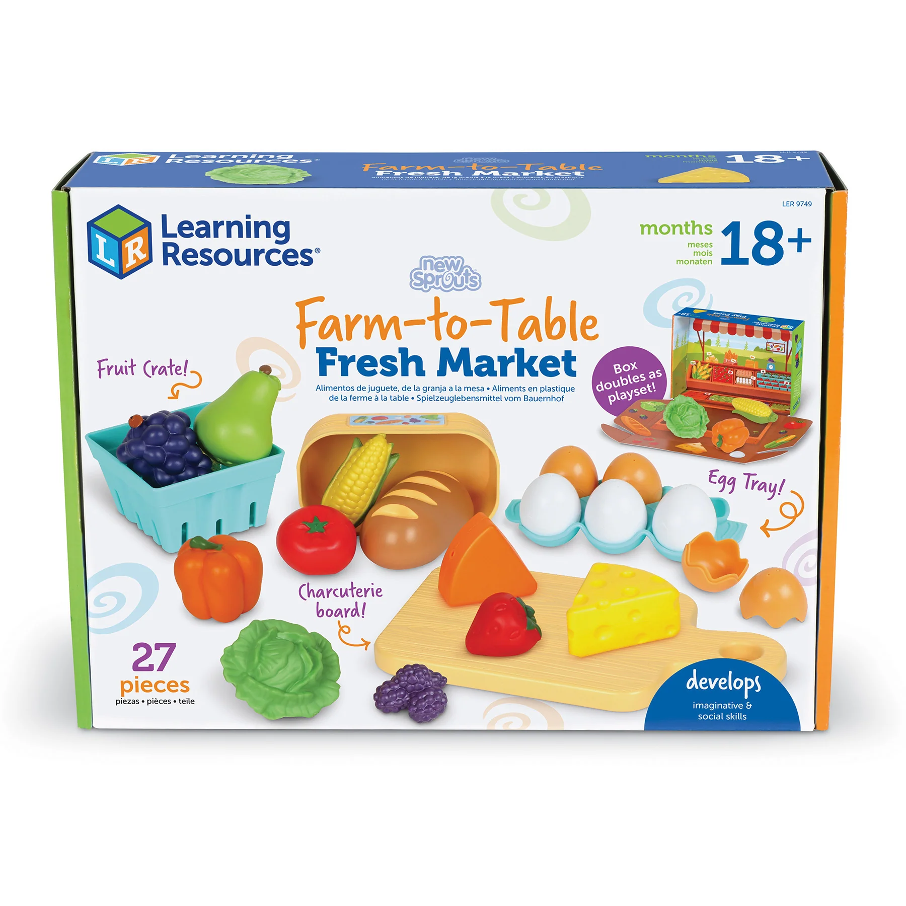 Learning Resources 27-Piece New Sprouts Fresh Market Set - Image 2