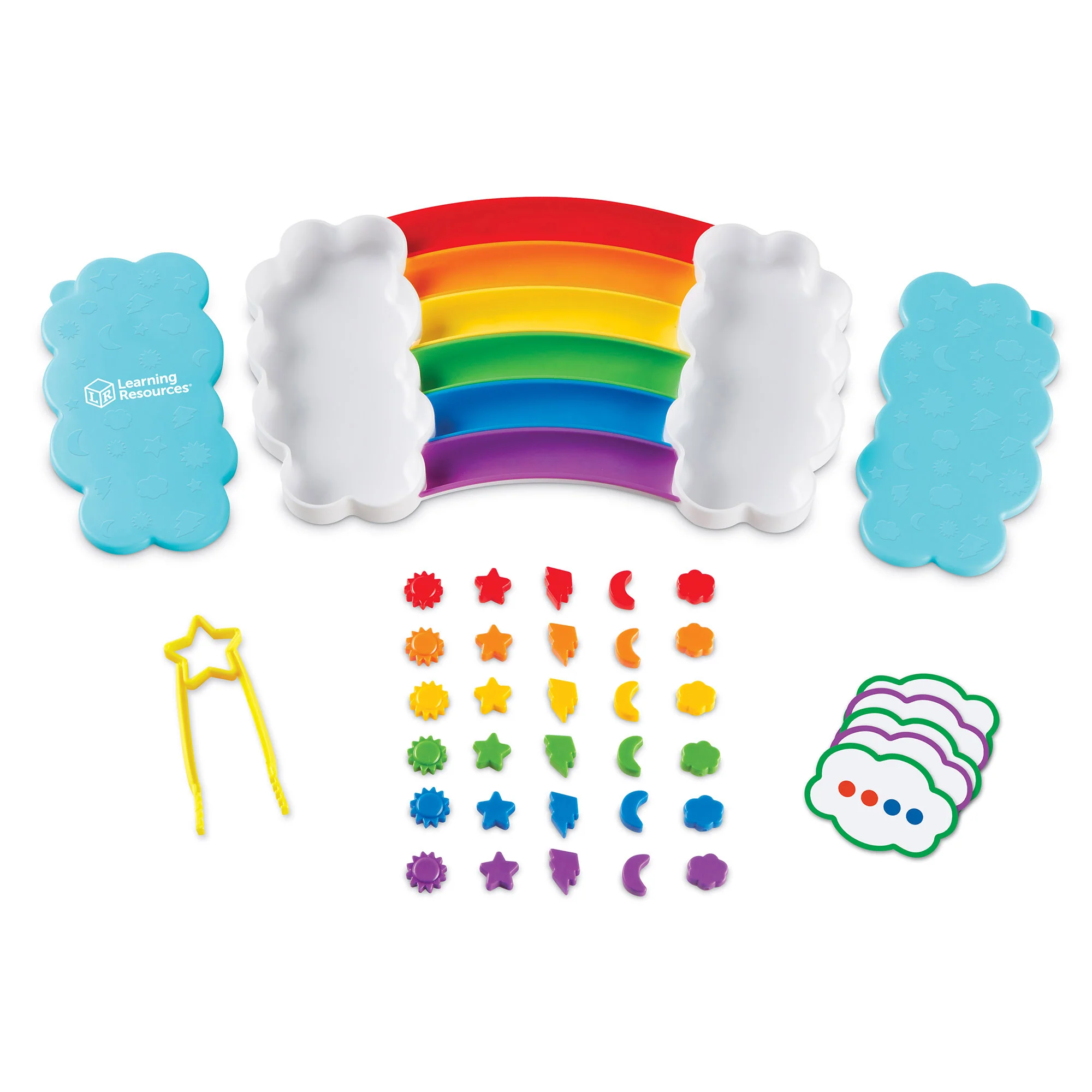 Learning Resources Rainbow Sorting Trays - Colorful Educational Toy for Early Math Skills - Image 2