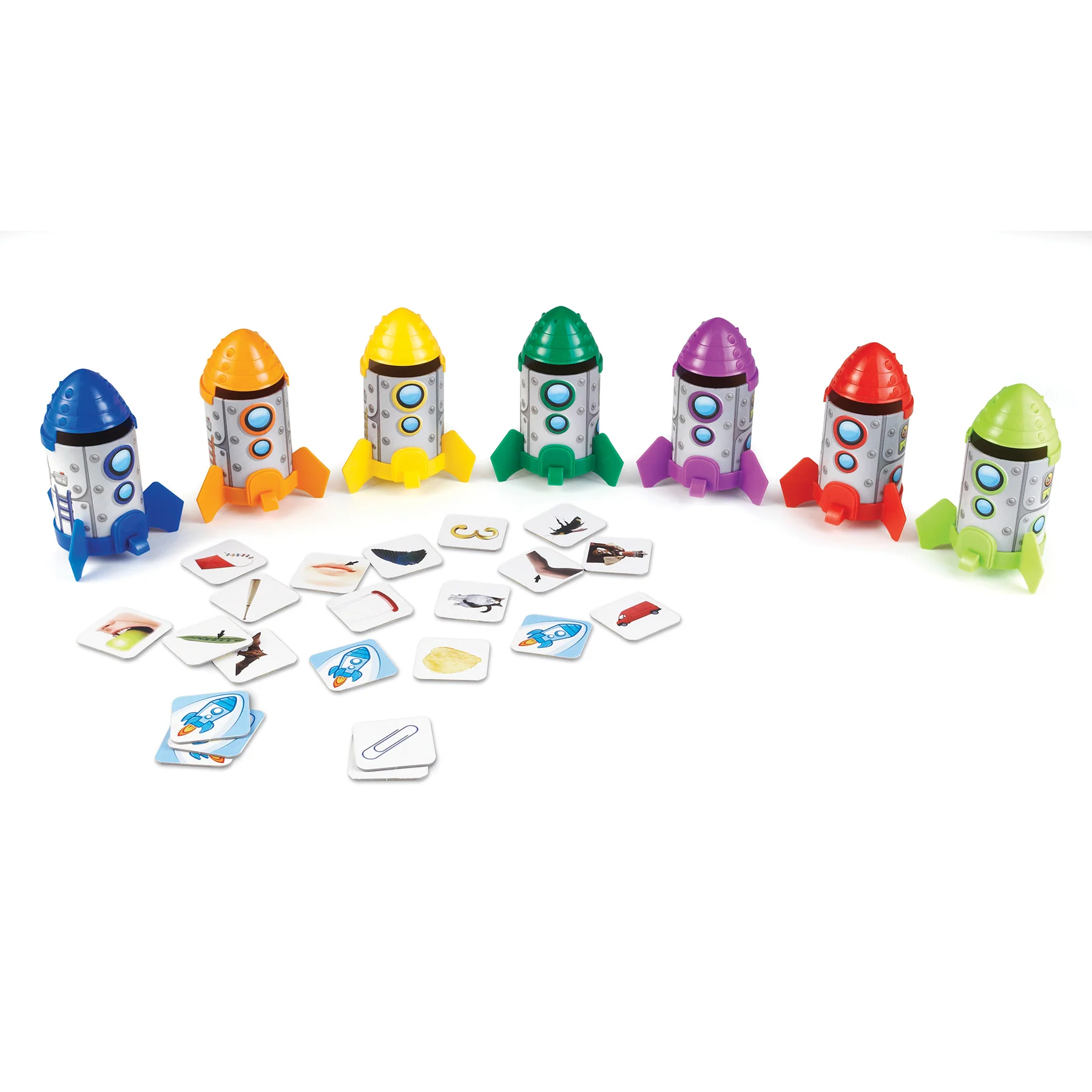 Learning Resources Rhyme & Sort Rockets - Educational Phonics Game - Image 2