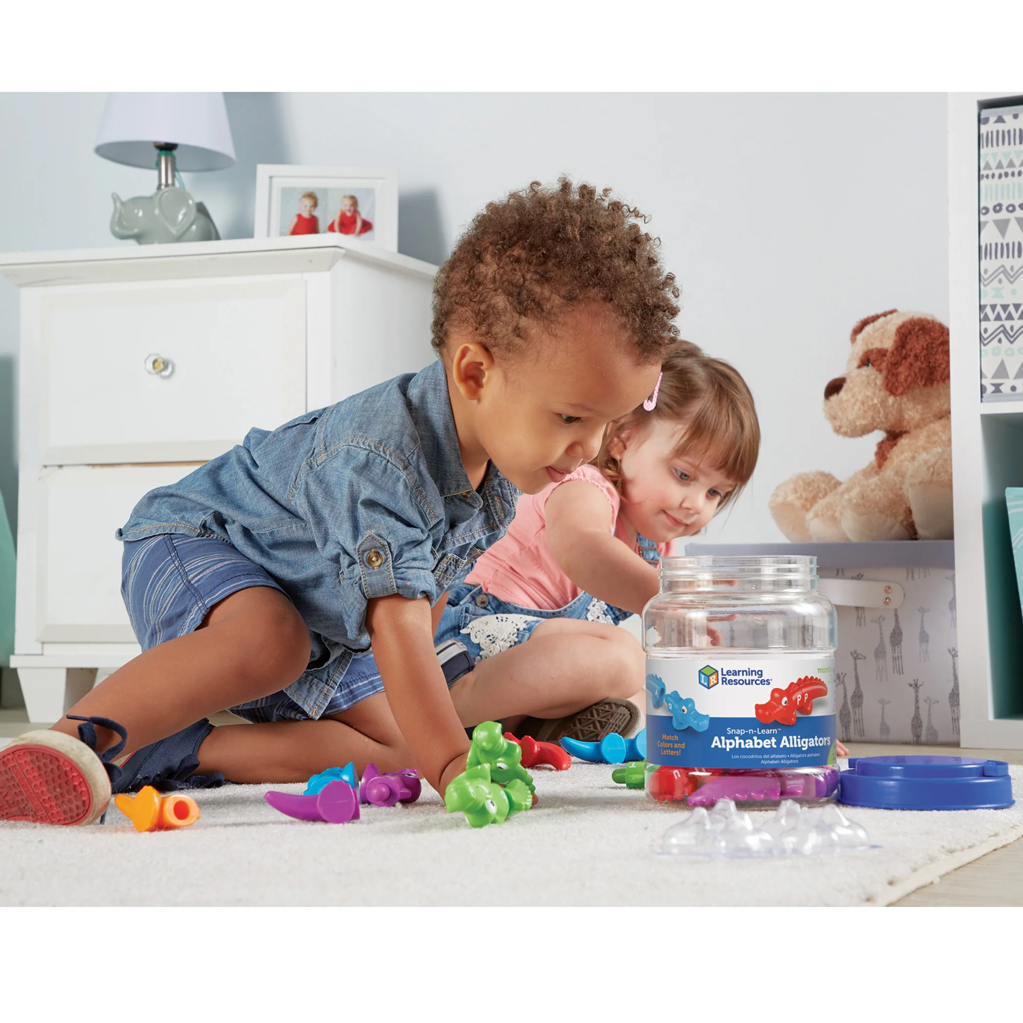 Learning Resources Snap-n-Learn Alpha Gators - Educational Alphabet Matching Toy - Image 4