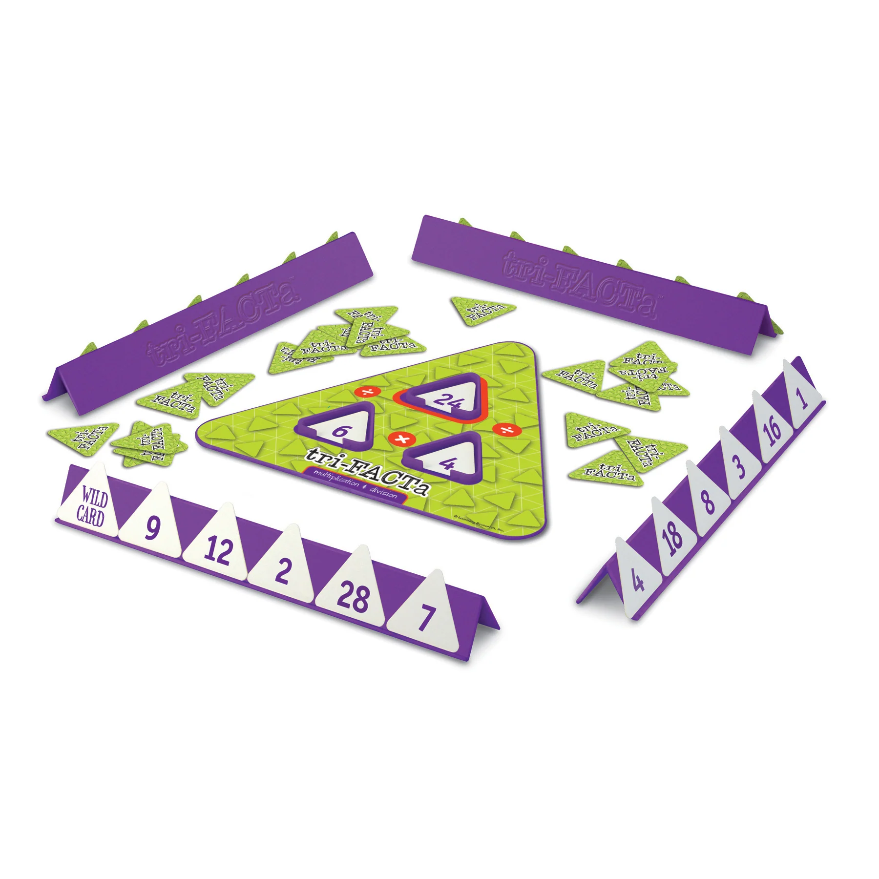 Learning Resources Tri-FACTa Multiplication & Division Game - Educational Math Playset - Image 2