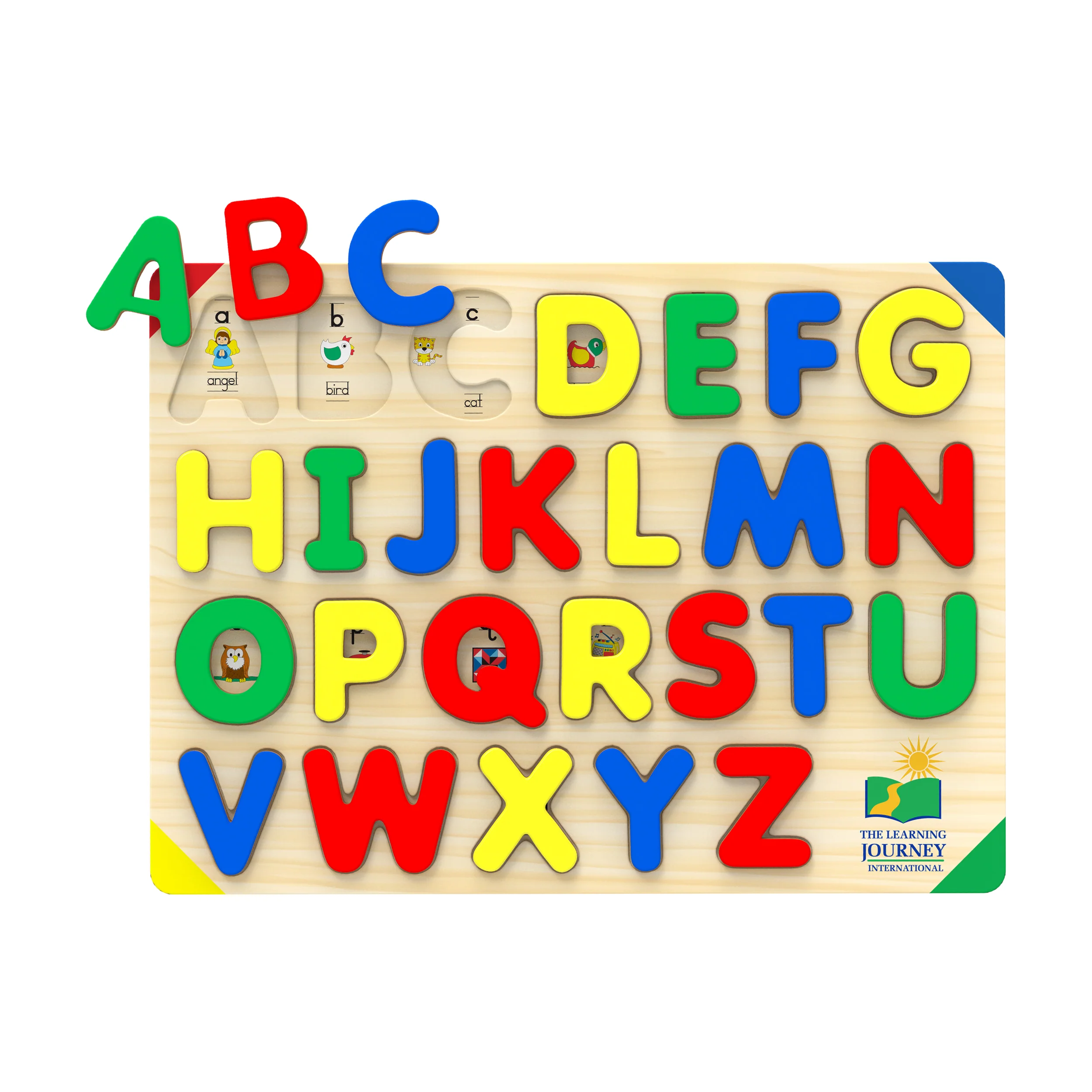 Eco Alphabet Adventure Lift & Learn Puzzle - 26 Pc - Image 2