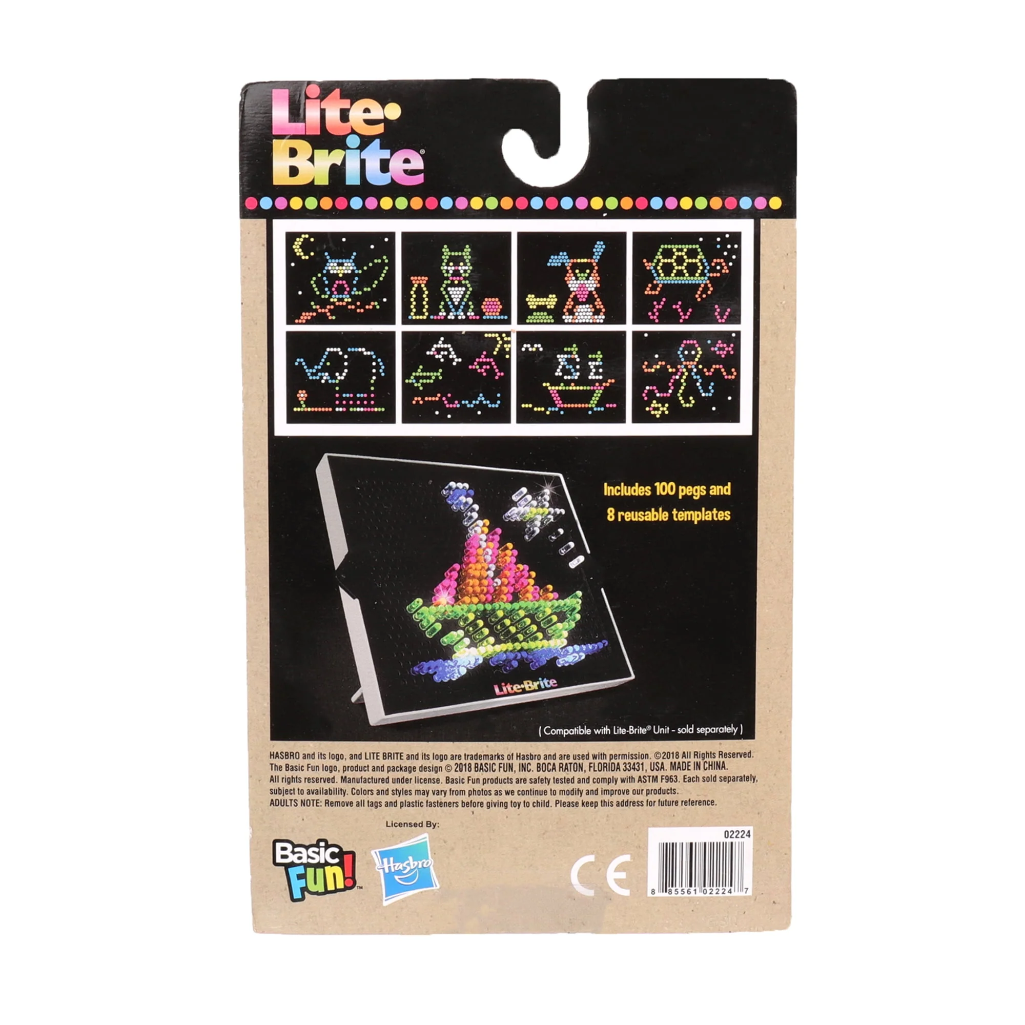 Lite-Brite Ultimate Classic Refill Pack - Celebration & Animal Themes - Image 2