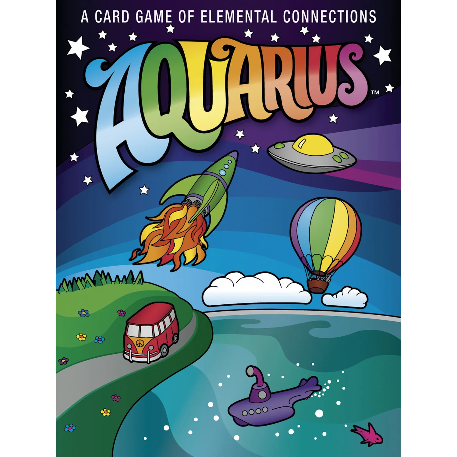 Looney Labs Aquarius Version 3.0 Element Matching Card Game - Image 3