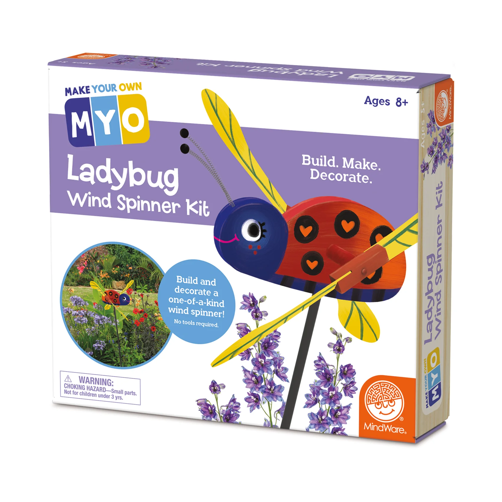 DIY Ladybug Wind Spinner Craft Kit - Create & Paint Your Garden Ornament - Image 2