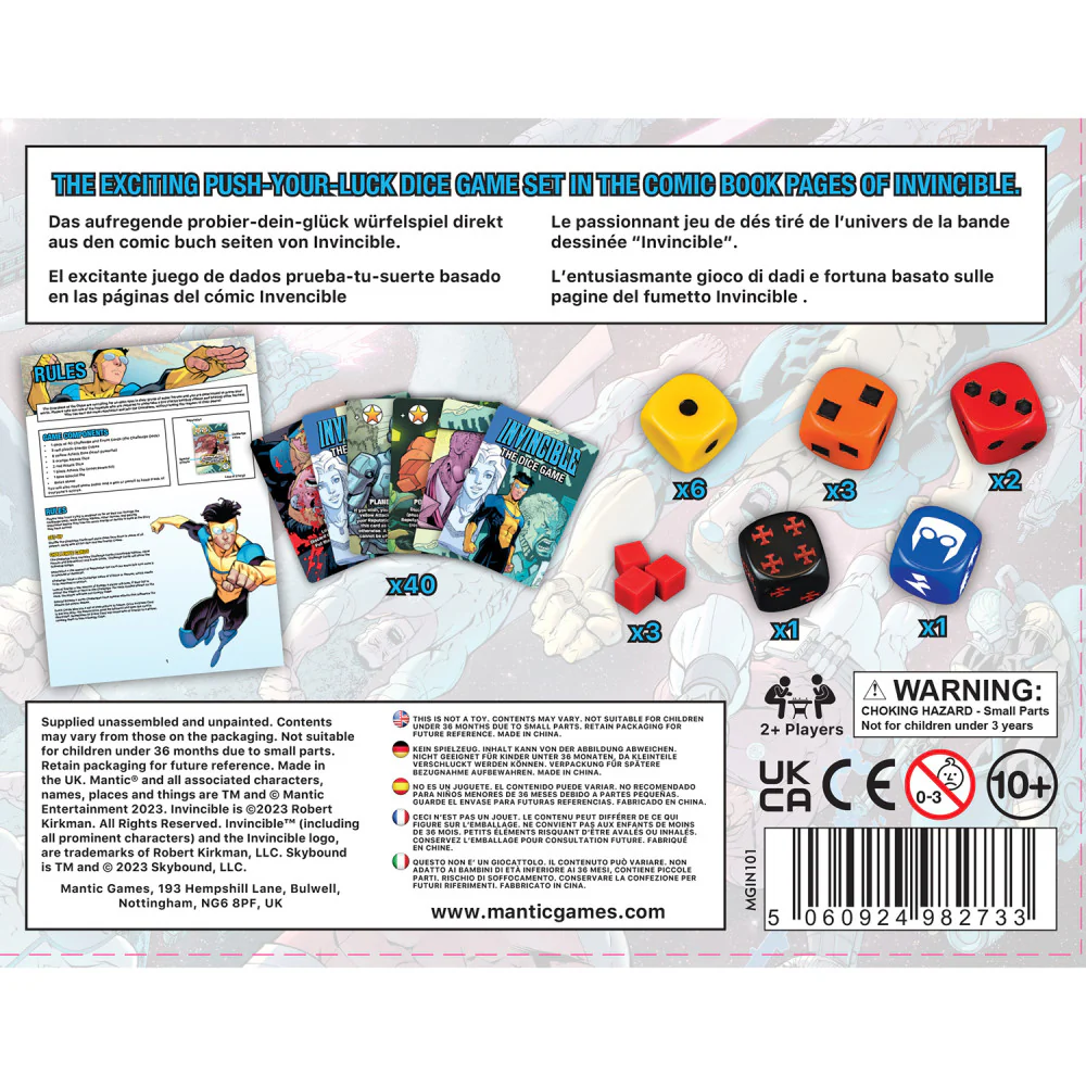 Invincible: The Dice Game - Superhero Themed Dice-Rolling Game by Mantic Games - Image 2