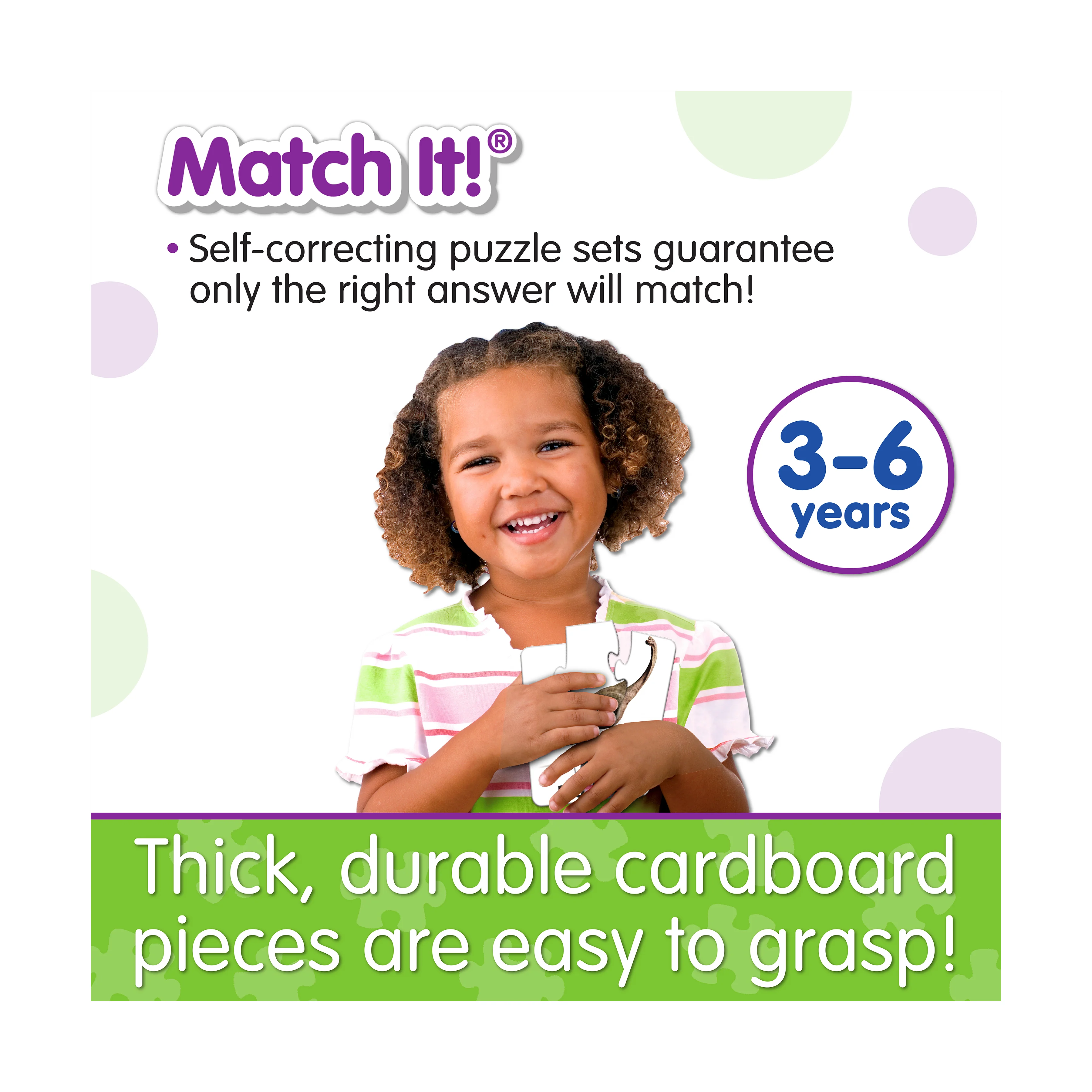 Match It! Jurassic Journey 20 pc Head to Tail Dinosaur Puzzle - Image 5