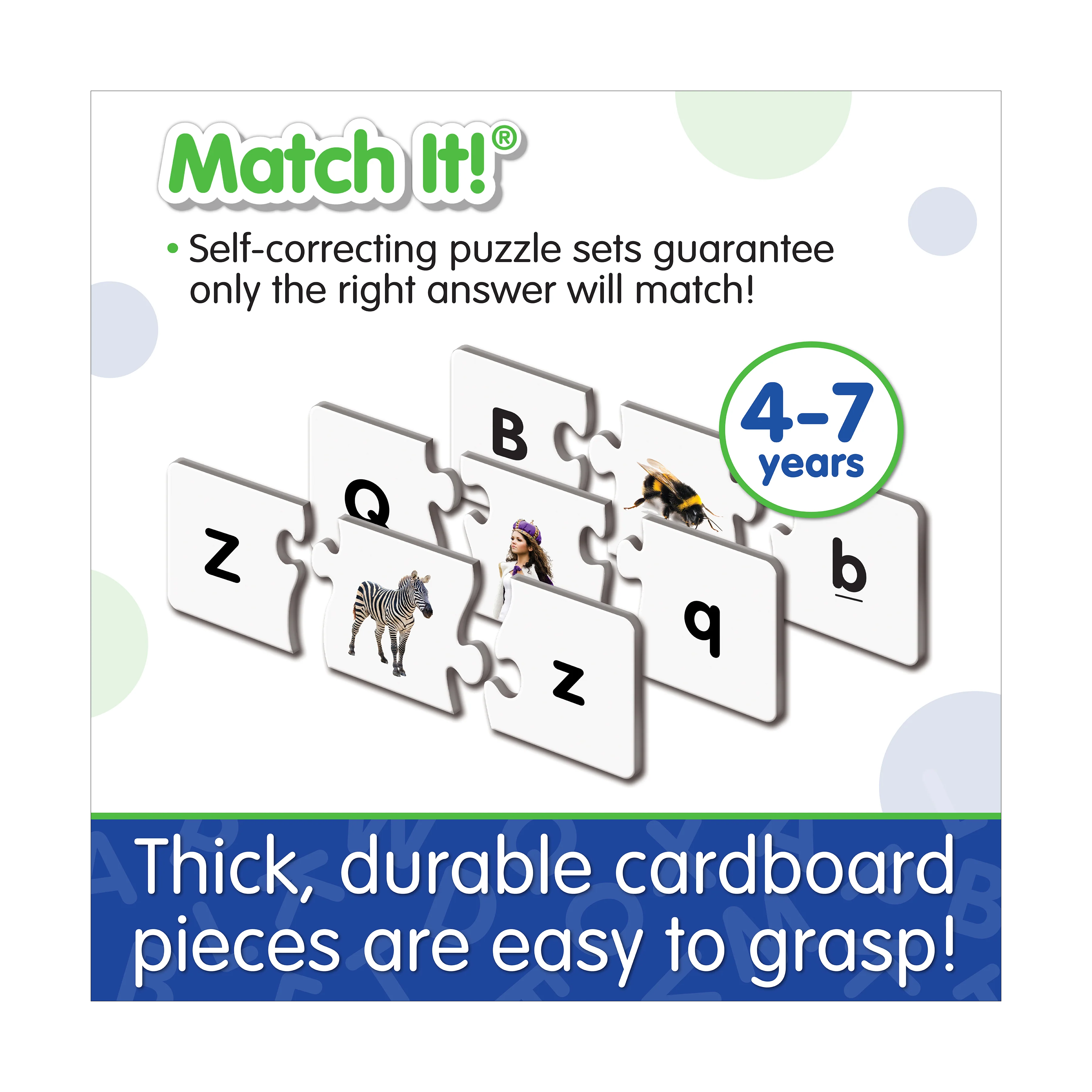 Match It! Learning Puzzle - Upper & Lower Case Alphabet Cards - Image 5