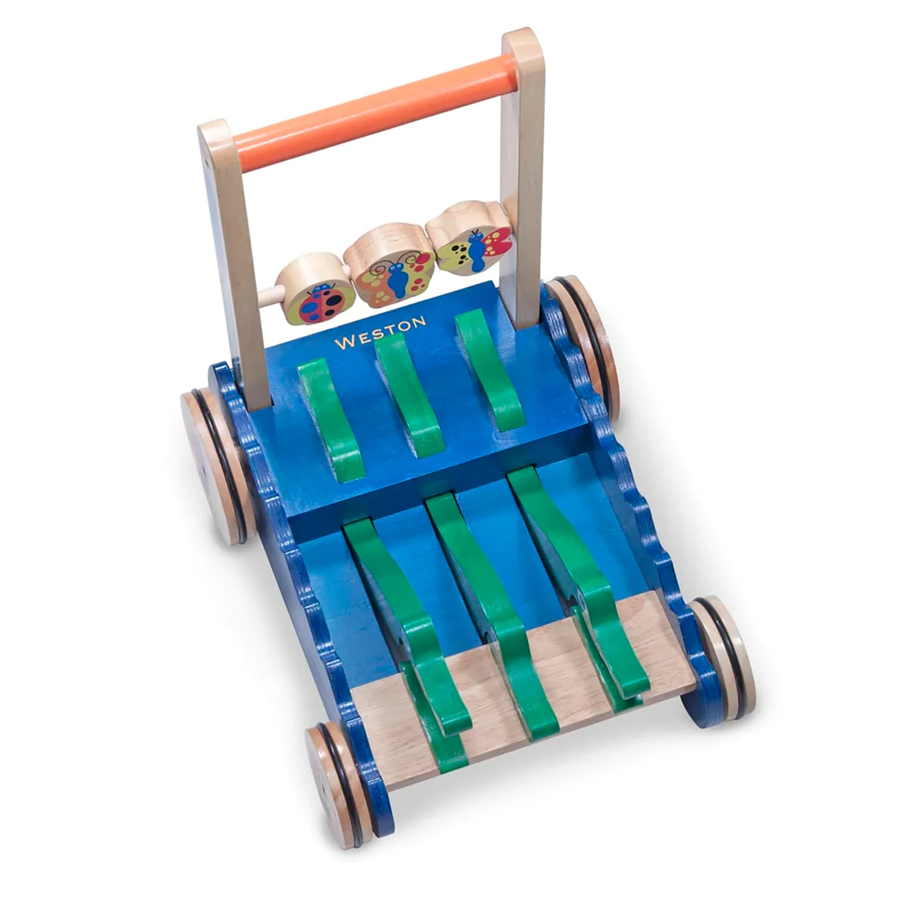 Melissa & Doug Chomp and Clack Alligator Push Toy – Colorful Movement - Image 3