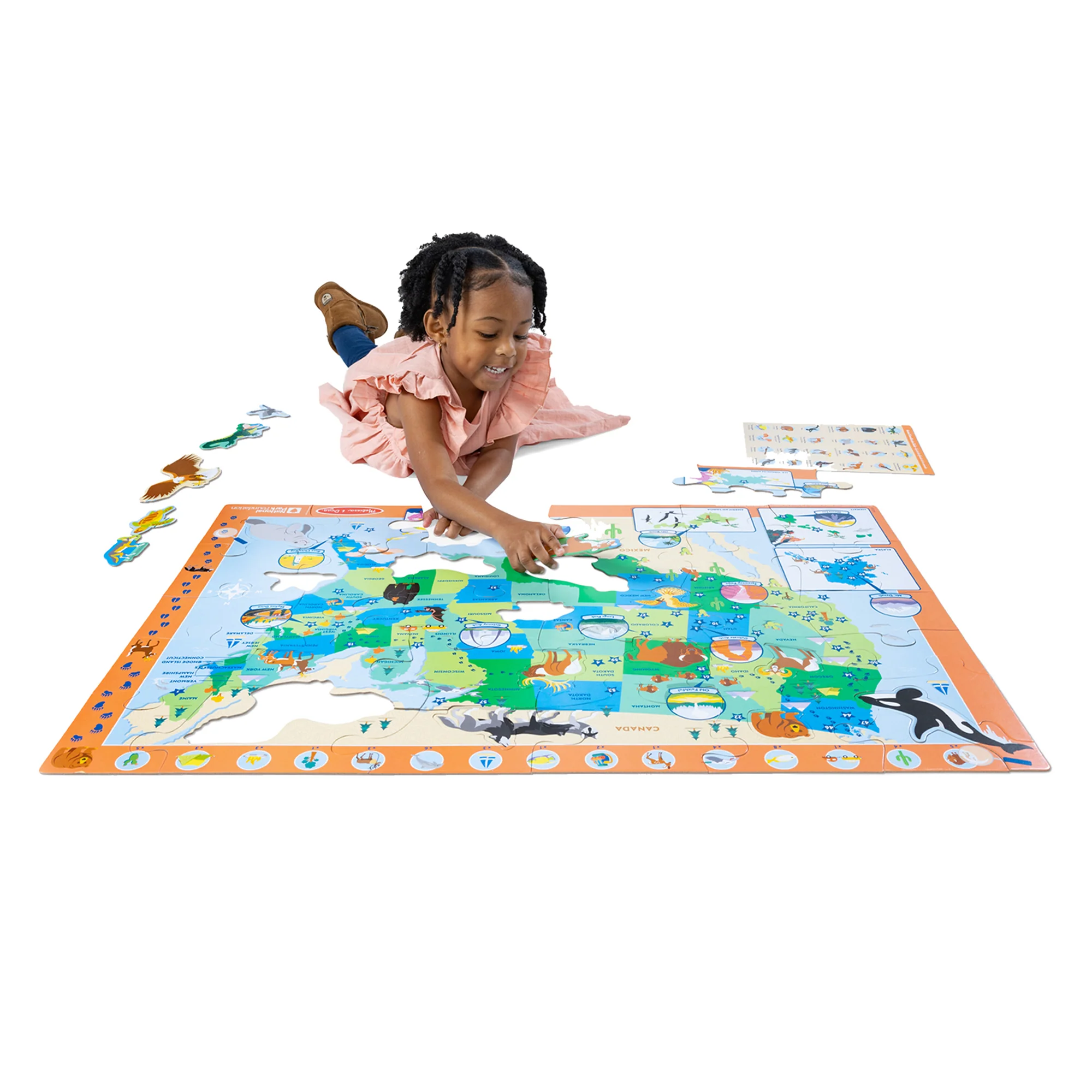 Melleysa  & Doug USA National Parks 45 pc Floor Puzzle - Image 4