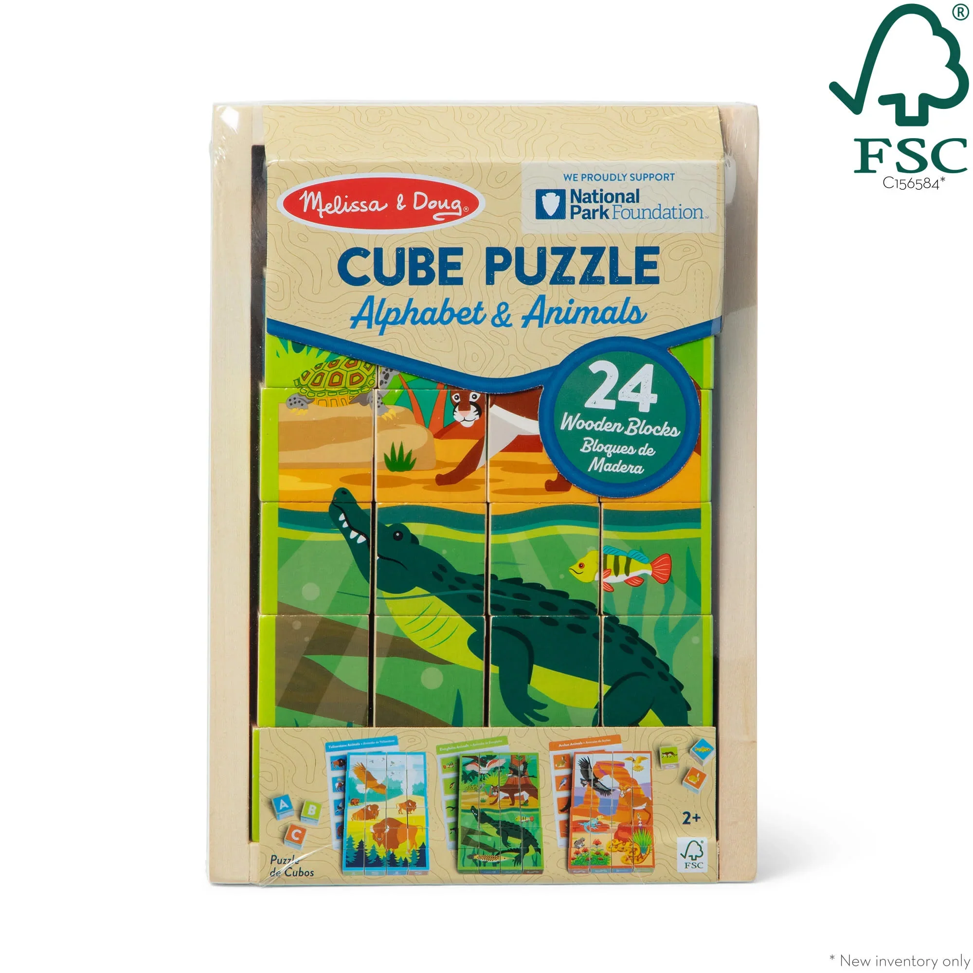 Melissa & Doug National Parks 24 pc Wooden Cube Puzzle - Image 2
