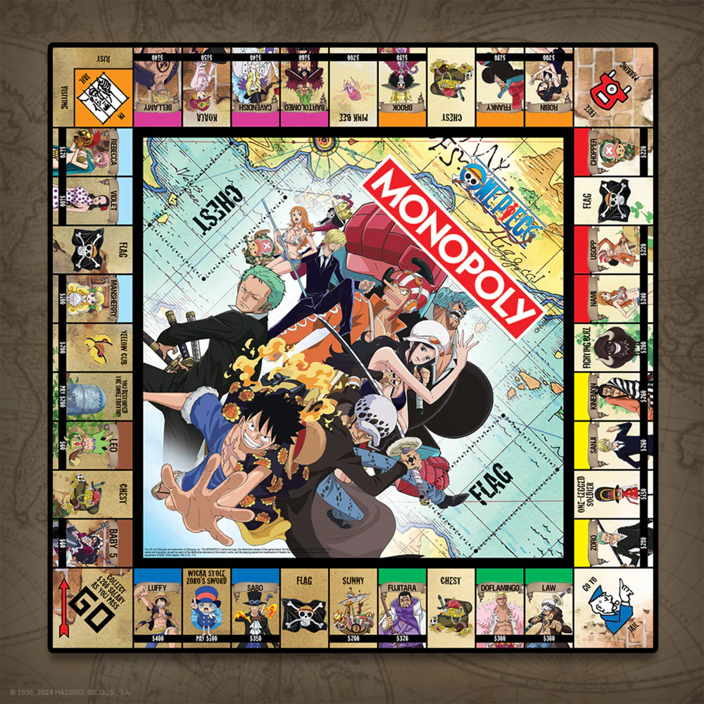MONOPOLY One Piece Dressrosa Edition - Collectible Board Game, Ages 8+ - Image 6