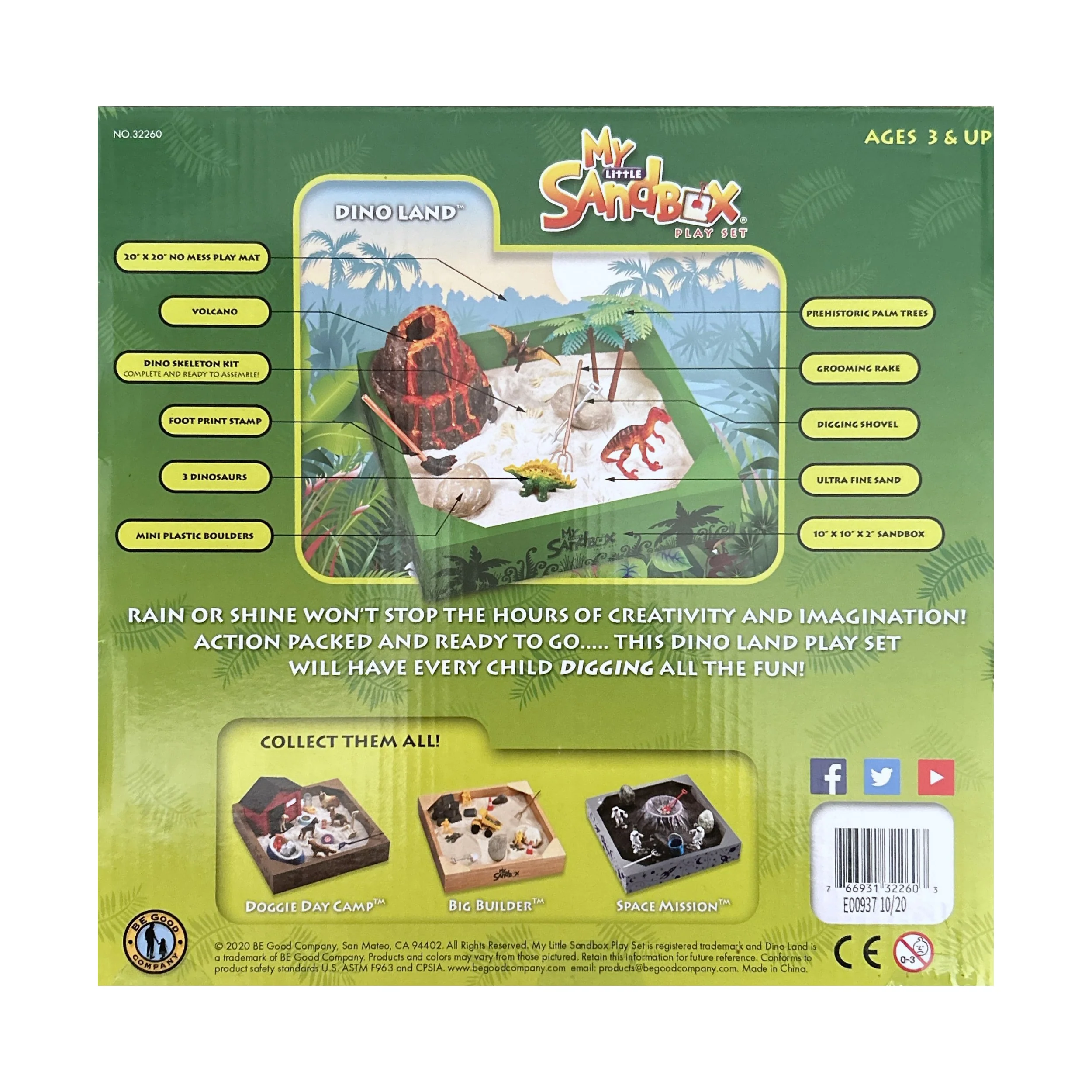 Dino Land - My Little Sandbox - Deluxe Tabletop Play Set - Image 5