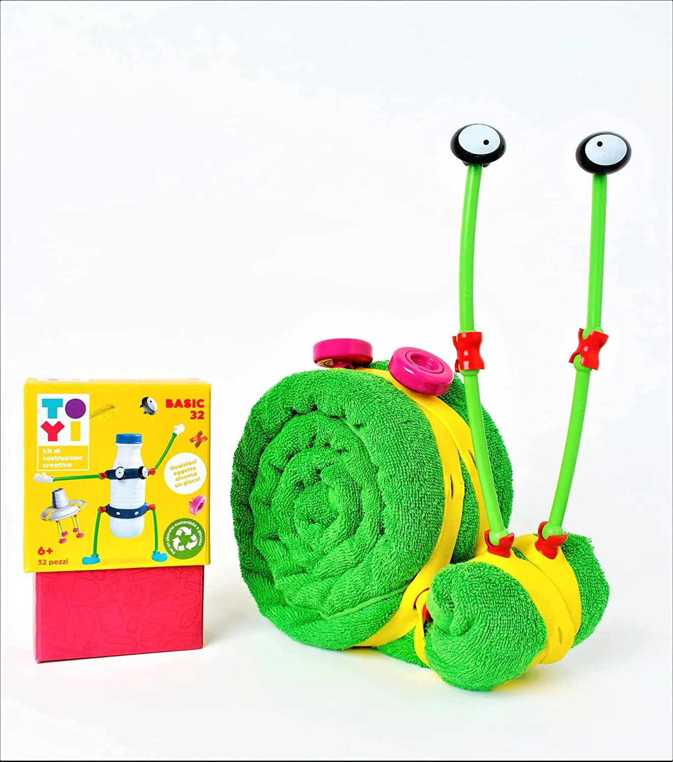 Toyi 32-Piece Eco-Friendly Building Kit - Creative Play for Kids