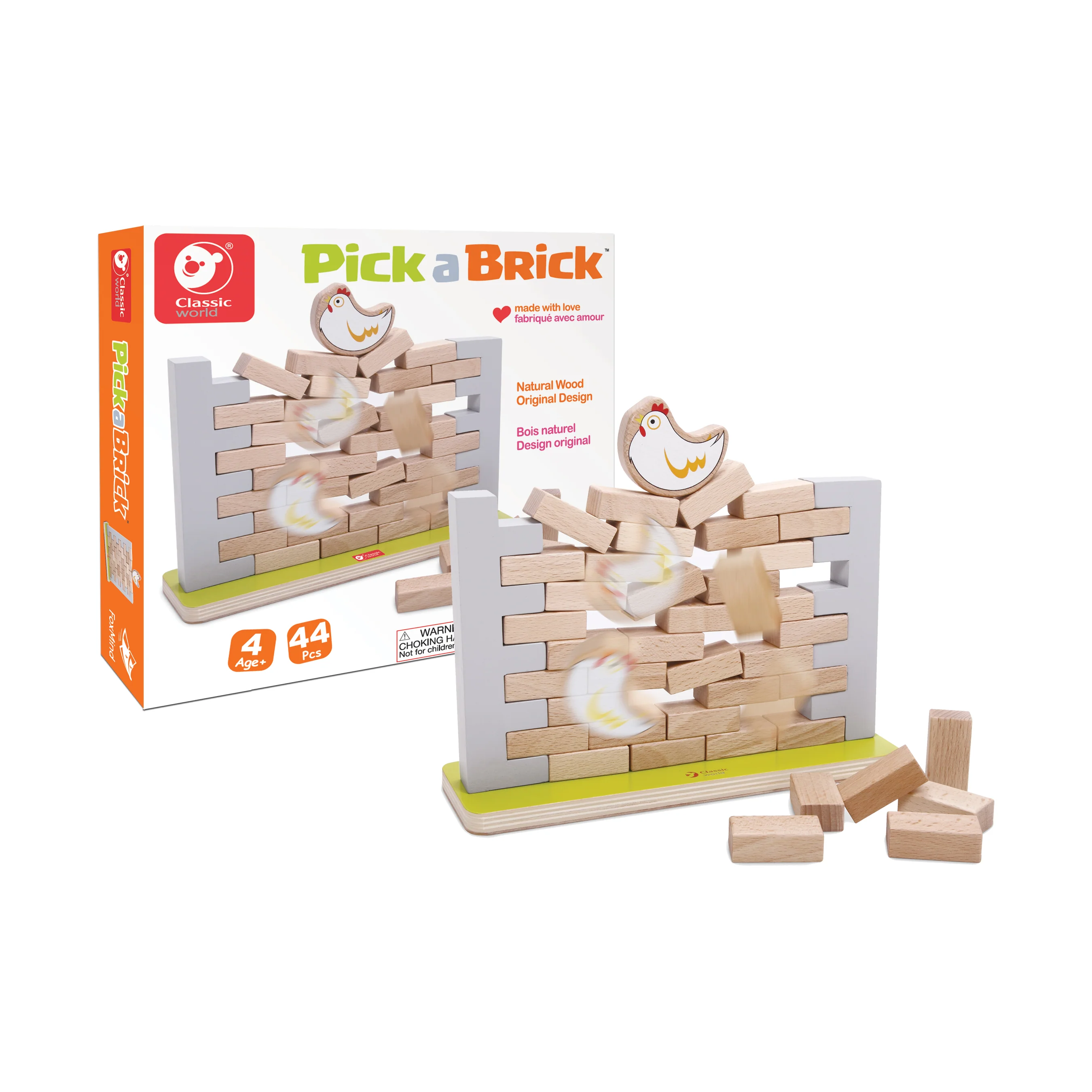 Pick a Brick - Hen's Nest Wall Tumble Strategy Game - Image 2