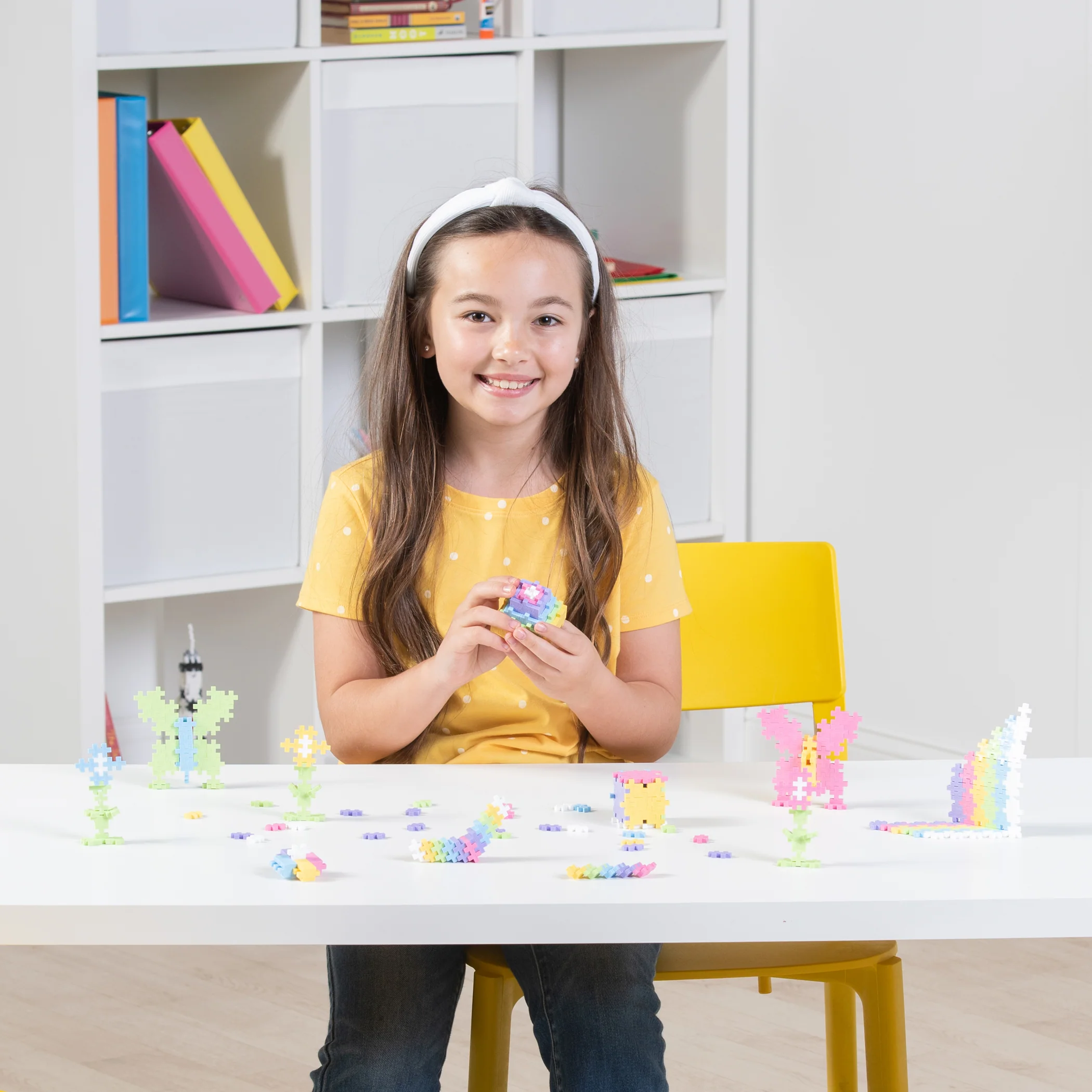 Plus-Plus Pastel 240-Piece Building Set - Creative Open-Ended Play Tube - Image 2